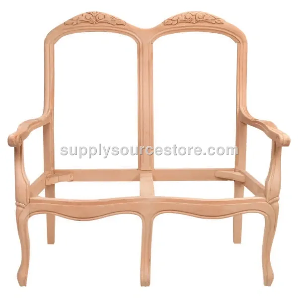 English Carved Two-Seater Sofa