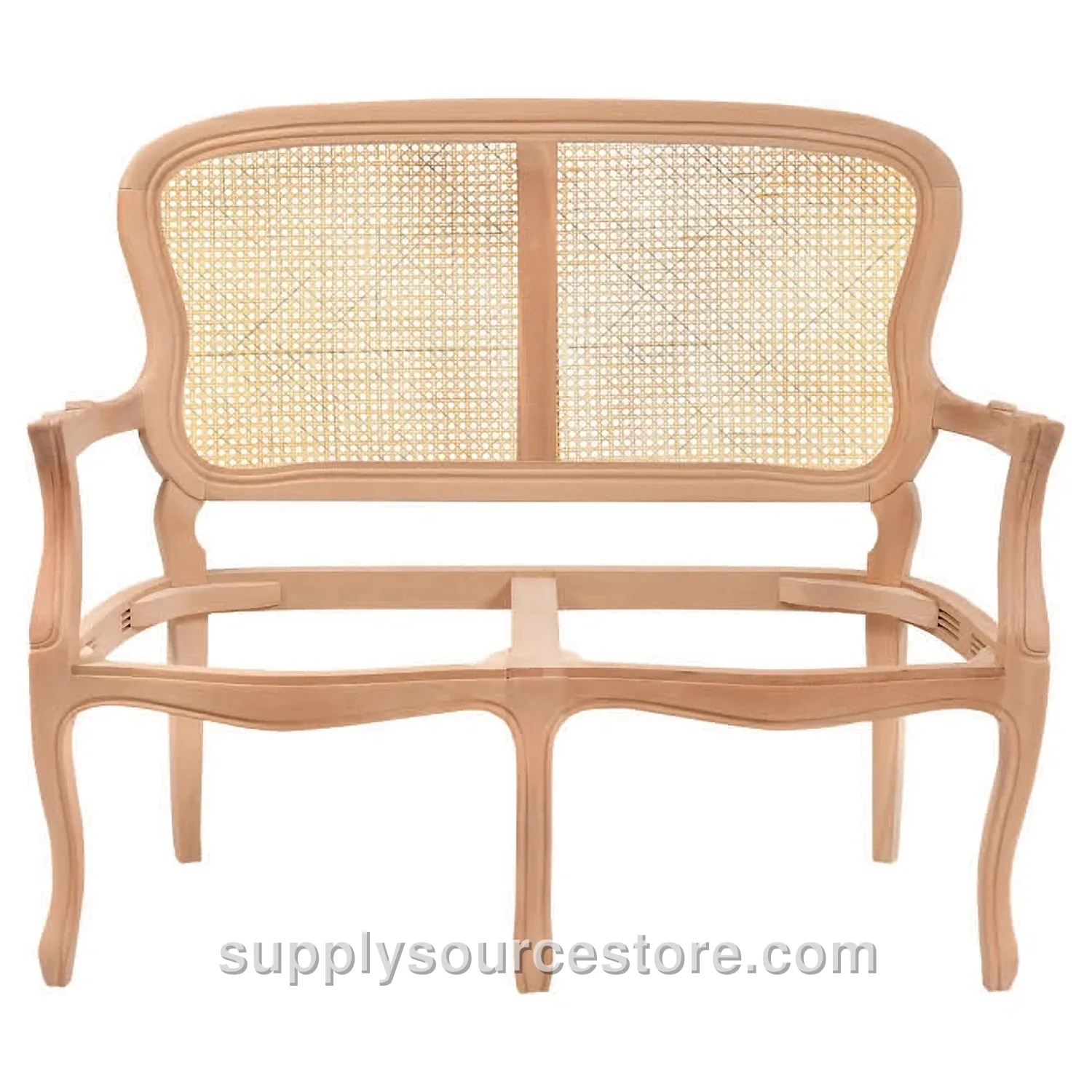 Cane Two-Seater Sofa