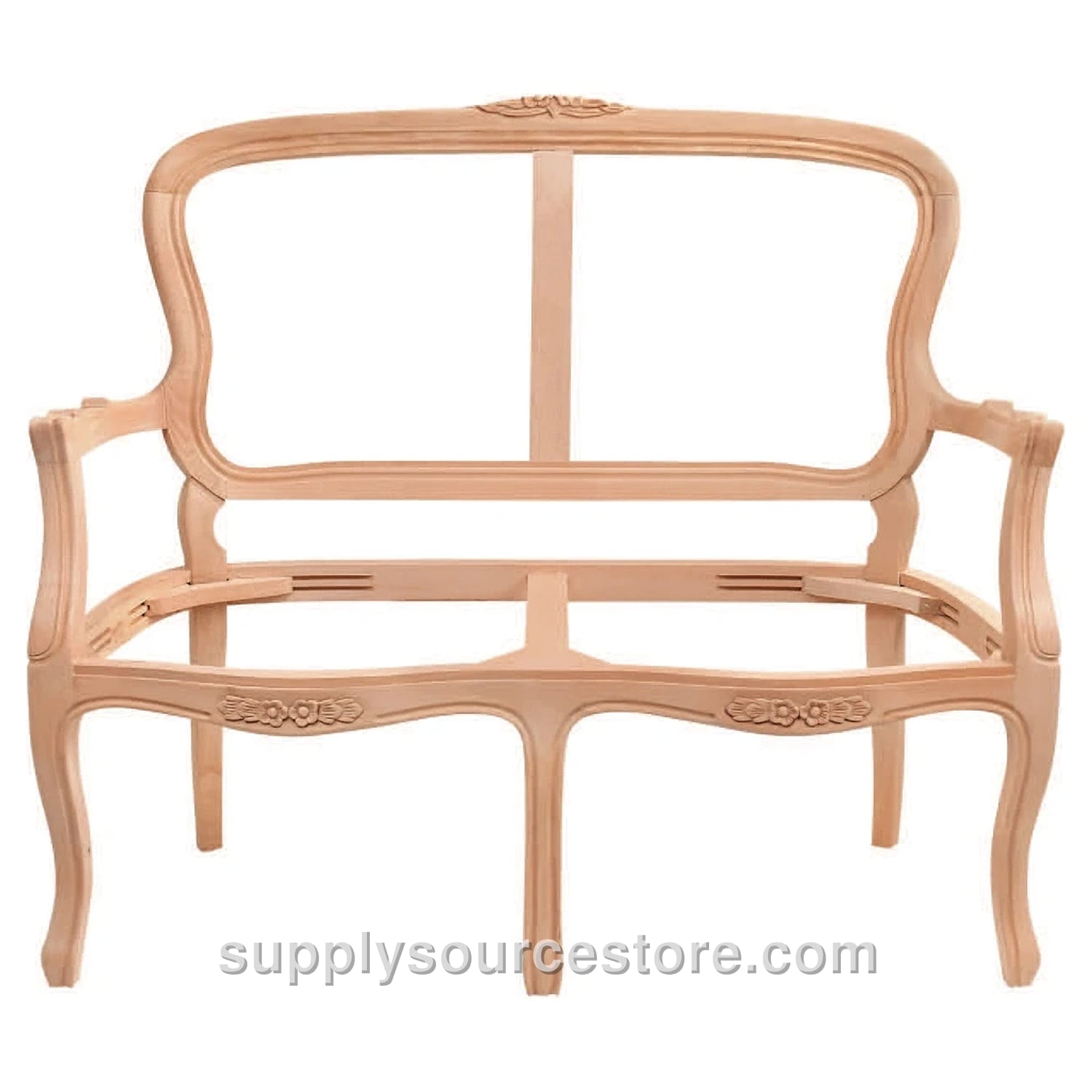 Luks Carved Two-Seater Sofa