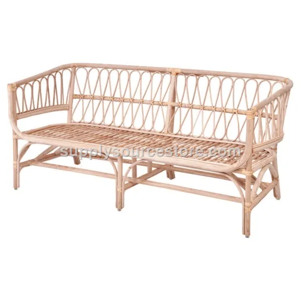Bamboo Bali Triple Sofa