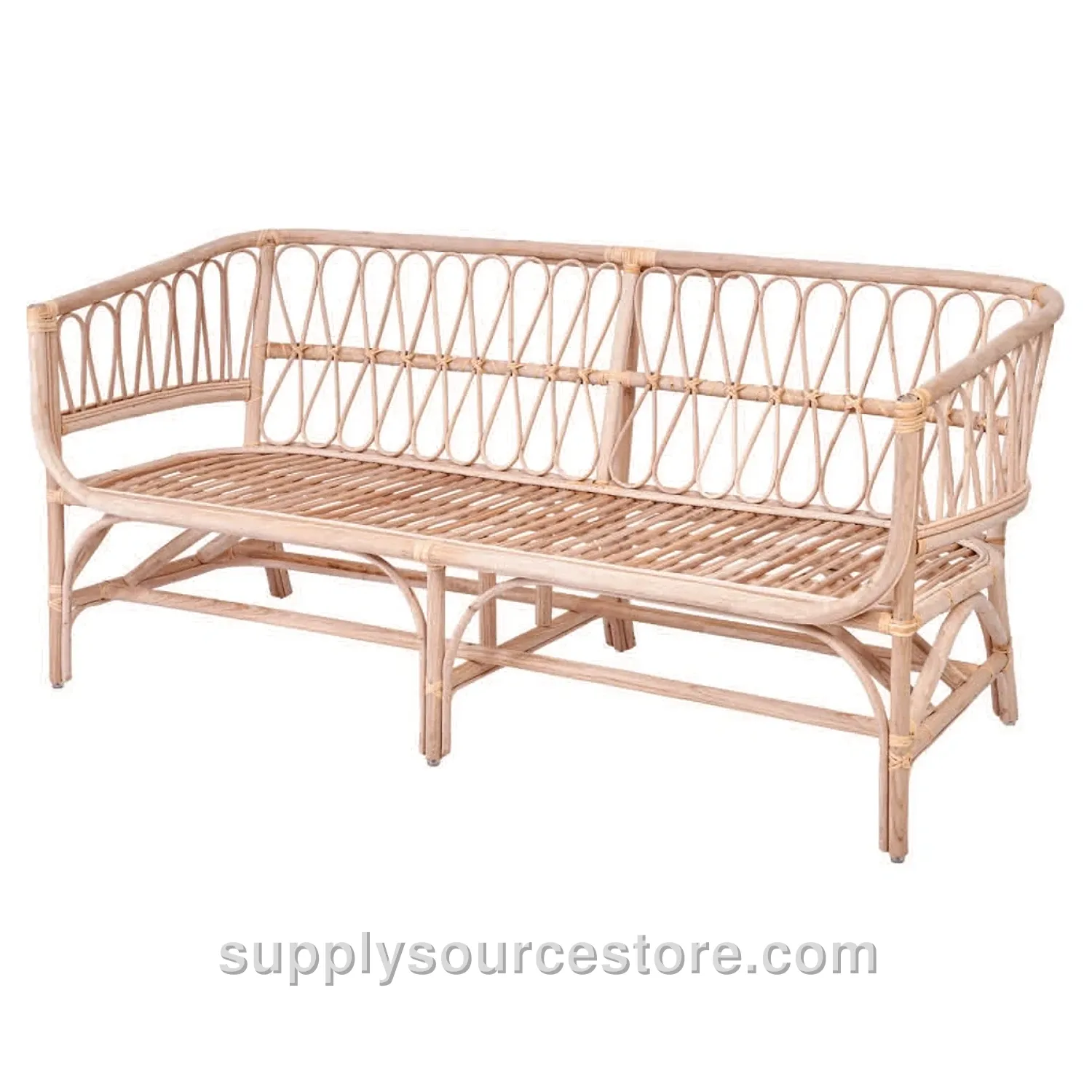 Bamboo Bali Triple Sofa