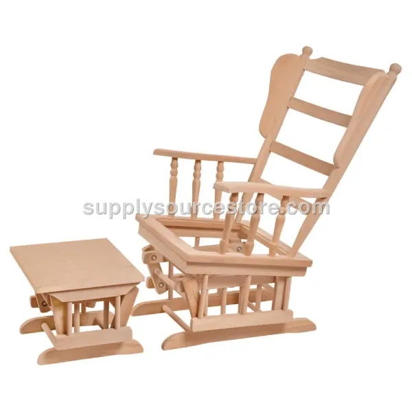 Slatted Rocking Armchair