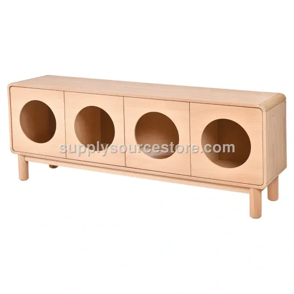 Zera Glass-Fronted Console