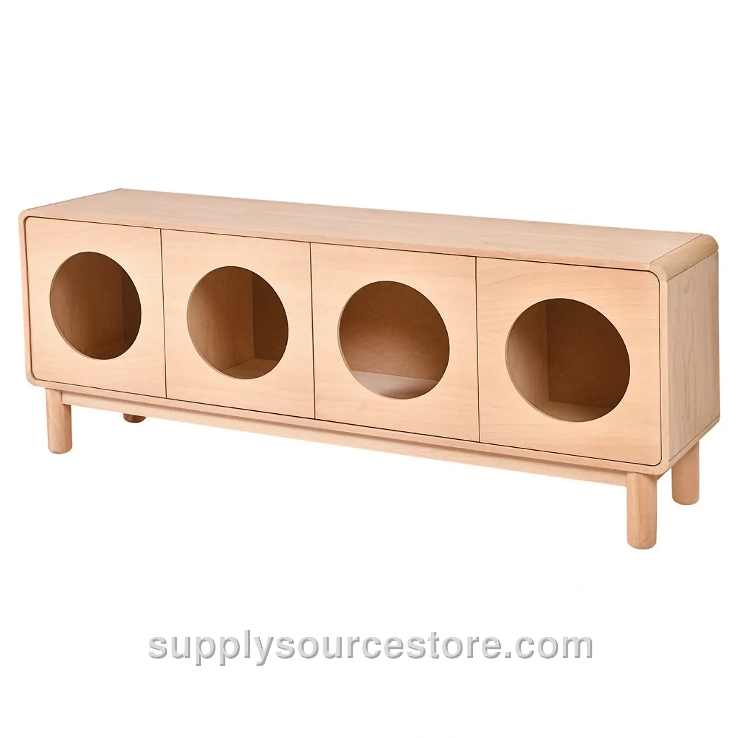 Zera Glass-Fronted Console