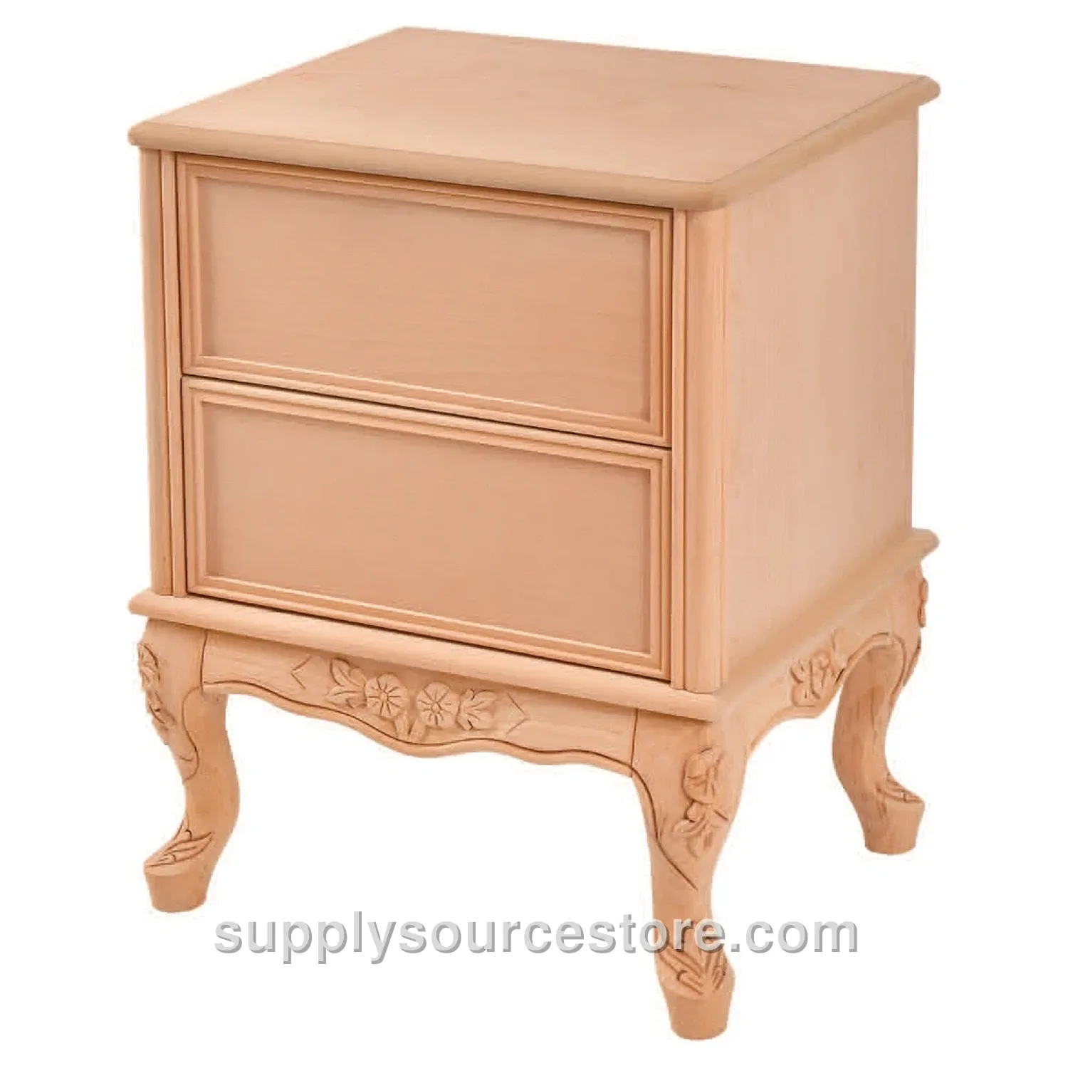 King Carved Nightstand