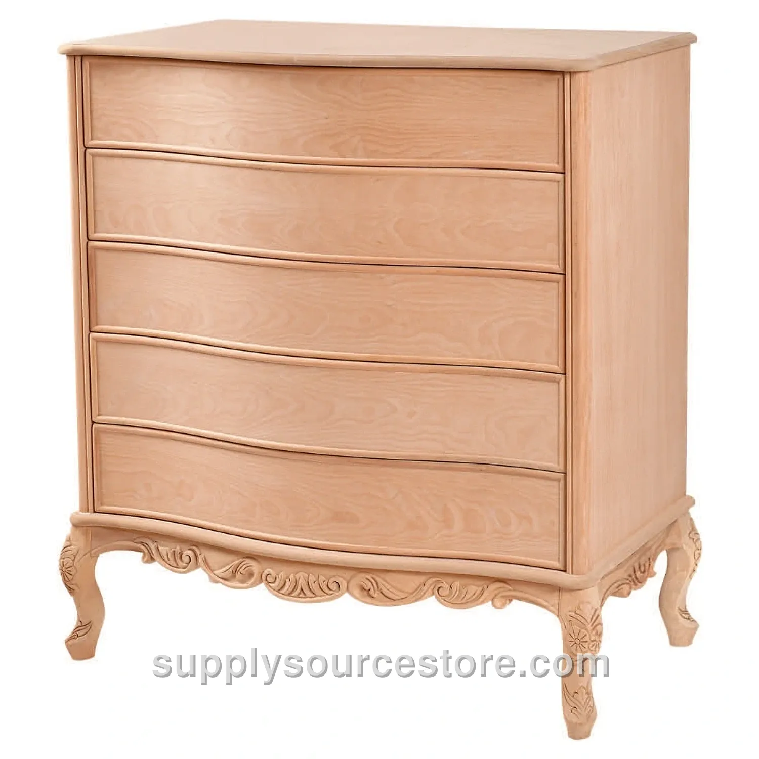 Curved Carved Dresser