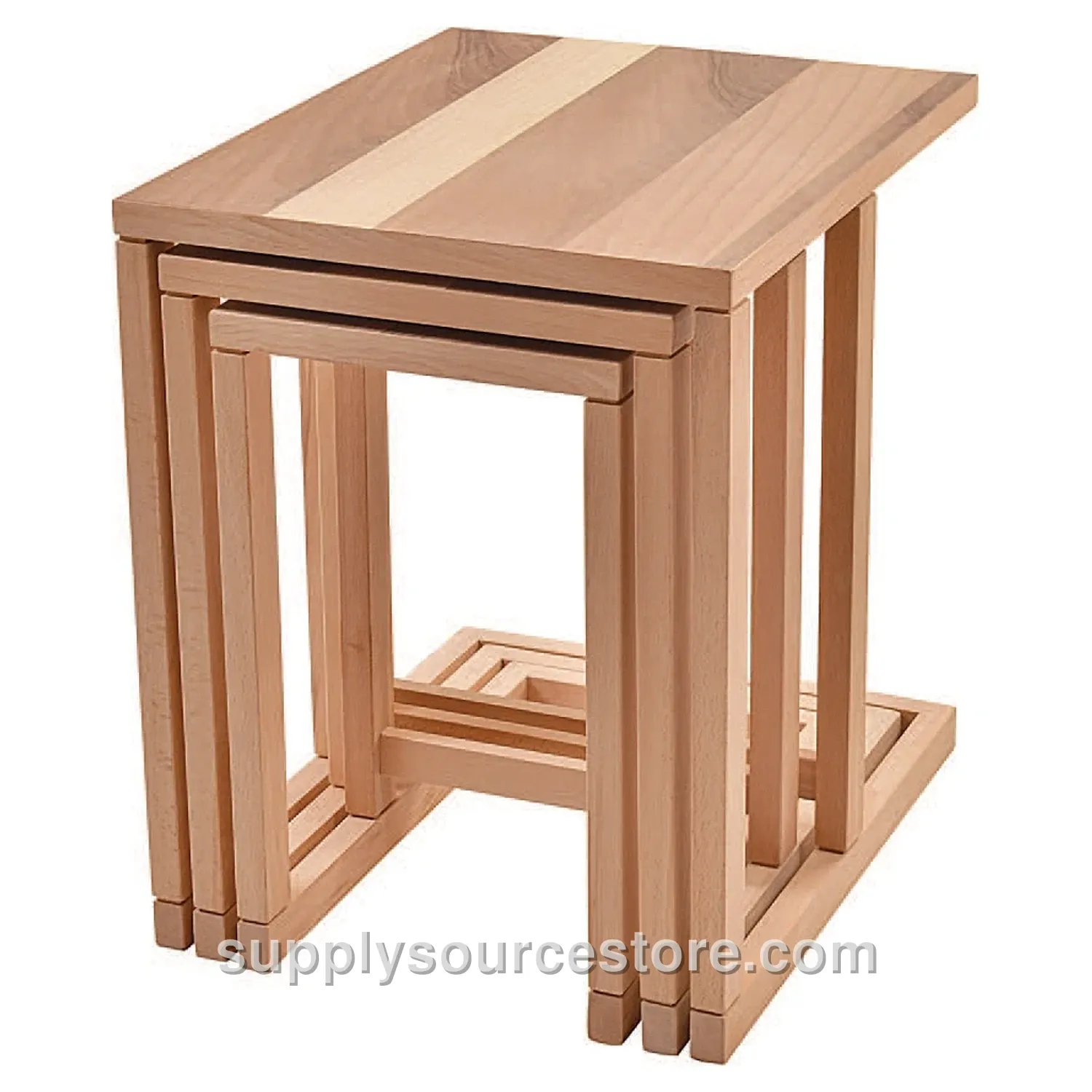 C Triple Nesting Table Walnut