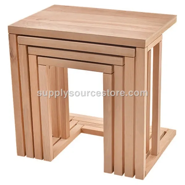 C Four-Piece Nesting Table Walnut