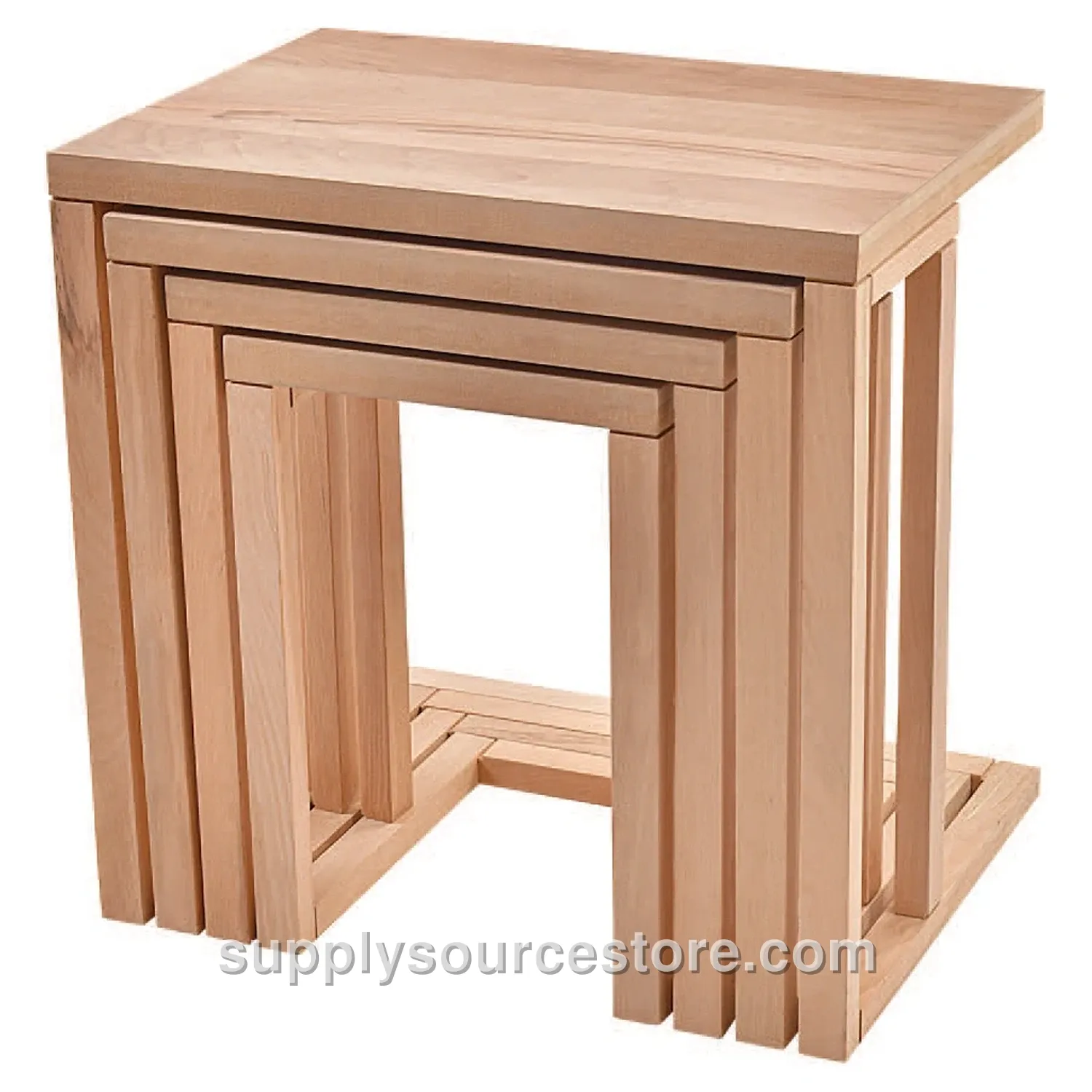 C Four-Piece Nesting Table Walnut