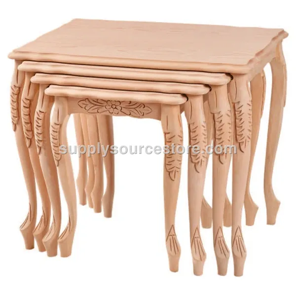Lükens Carved Nesting Table