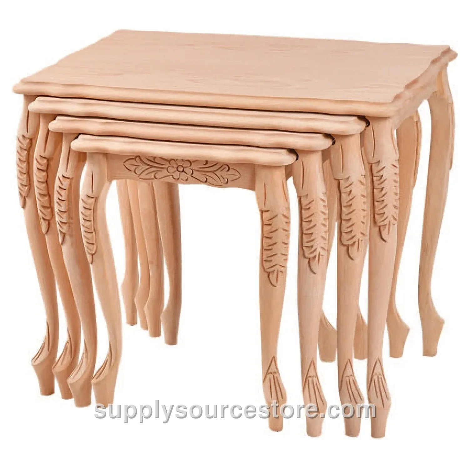 Carved Nesting Table
