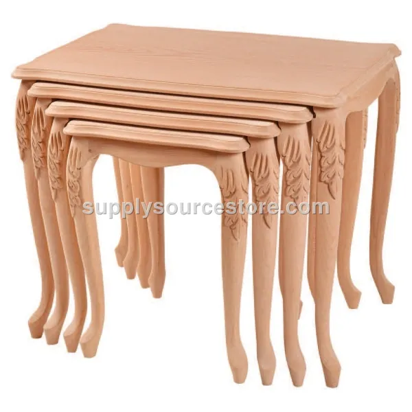 Coffee Lükens Carved Nesting Table