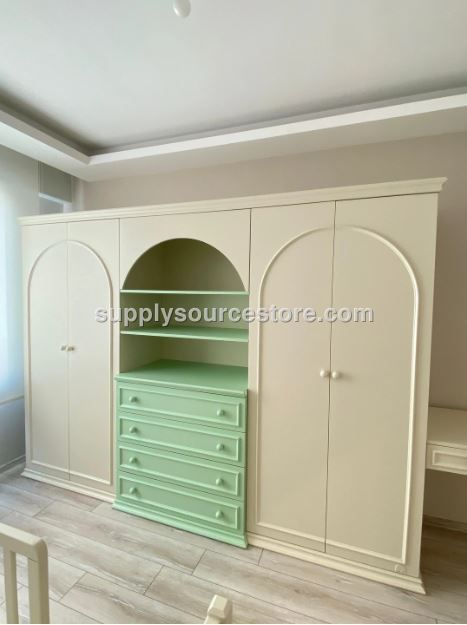 Flora Series With Dresser Wardrobe
