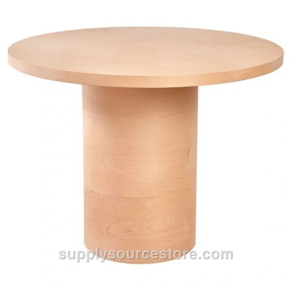 Cylindrical Round Table Beech