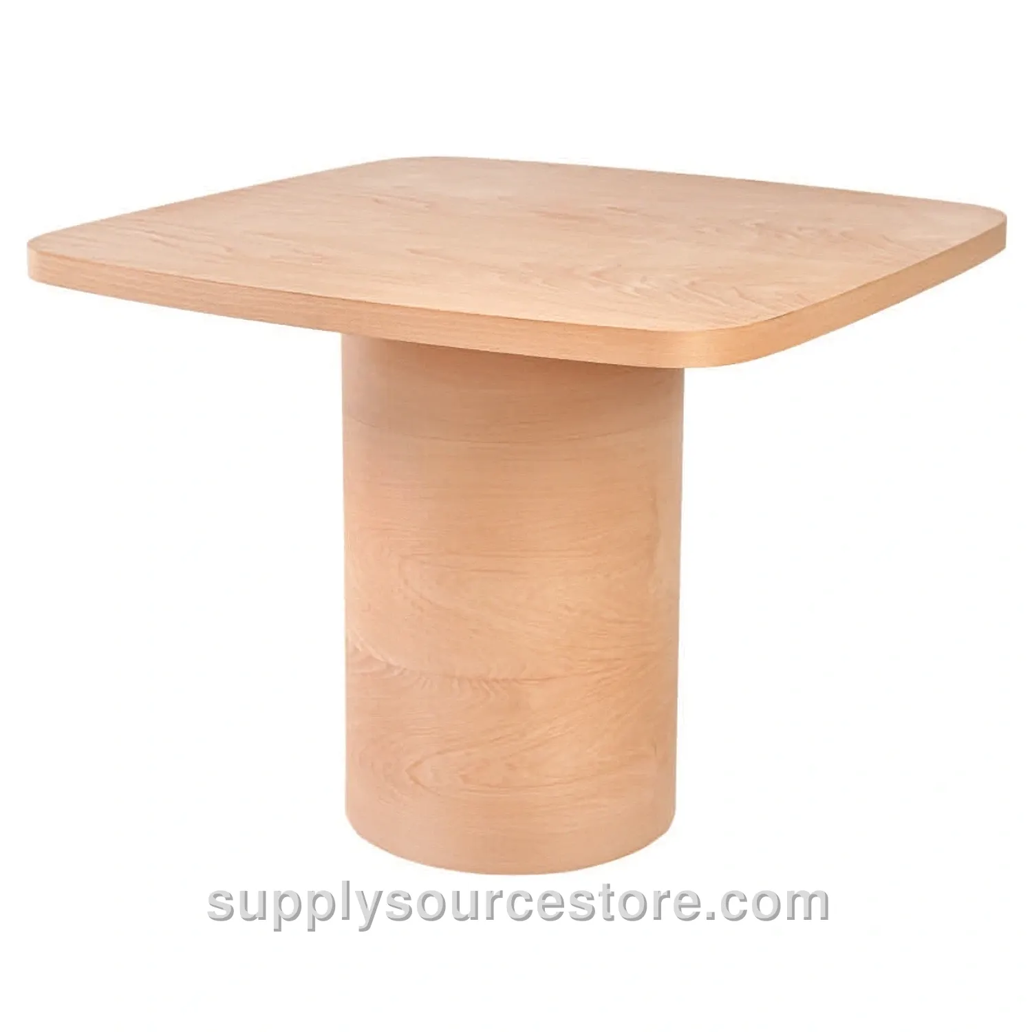Cylindrical Robus Table Beech