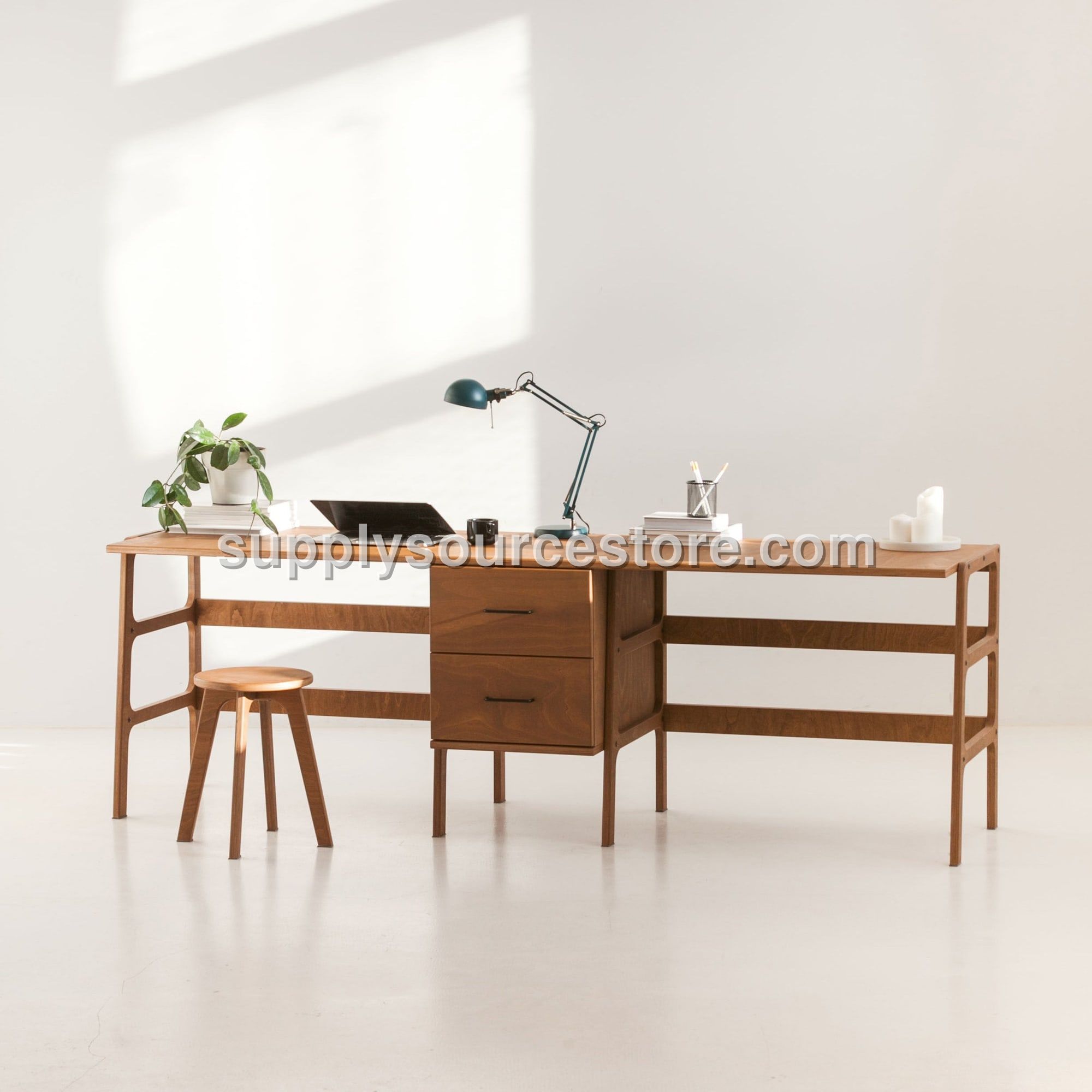 Desk with drawers