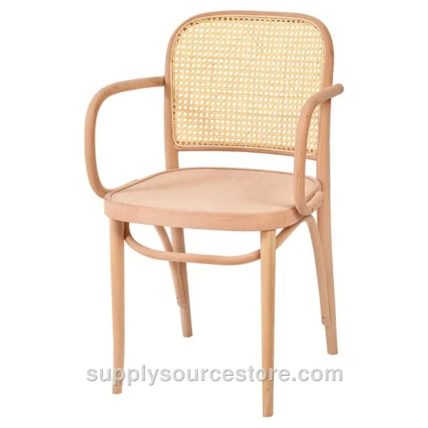 Orkide With Arms Cane Chair