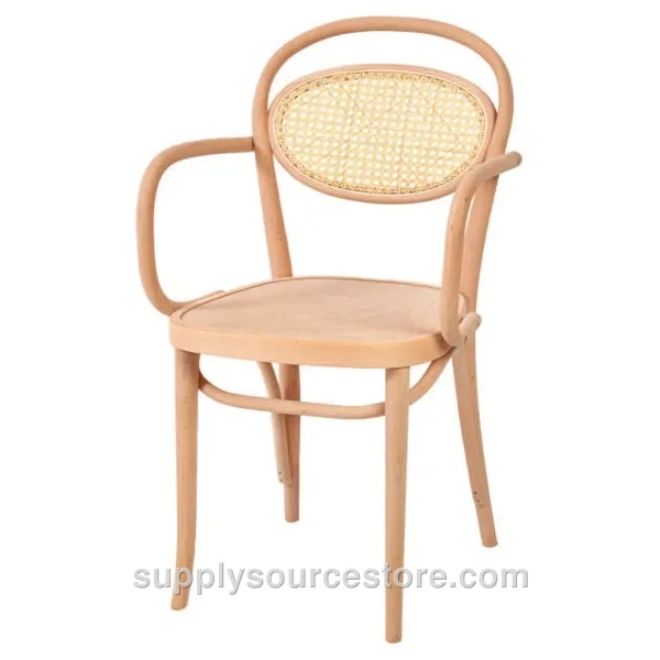 Eylül With Arms Cane Chair