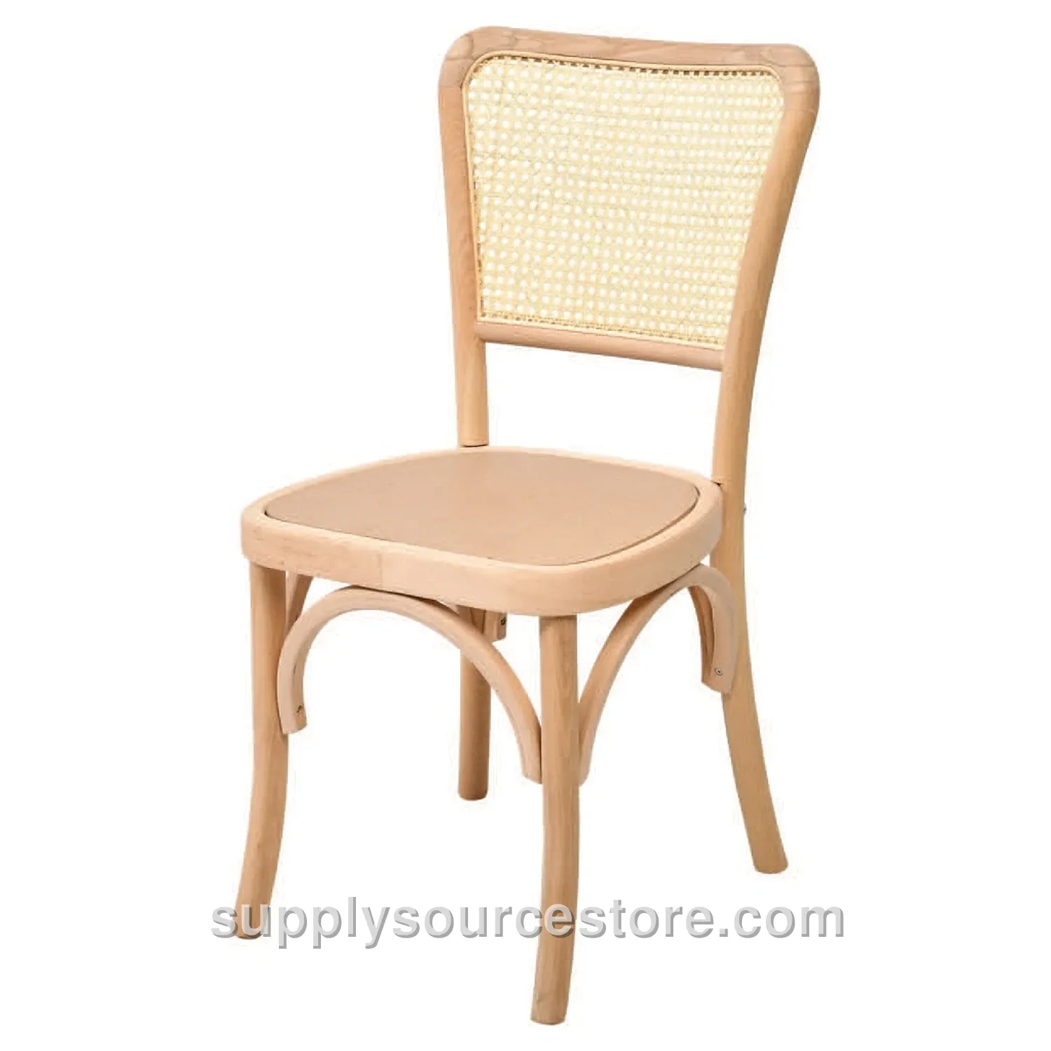 Luxury Cane Upholstered Chair
