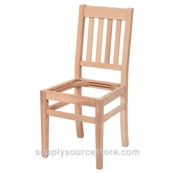 Slatted Upholstered Chair