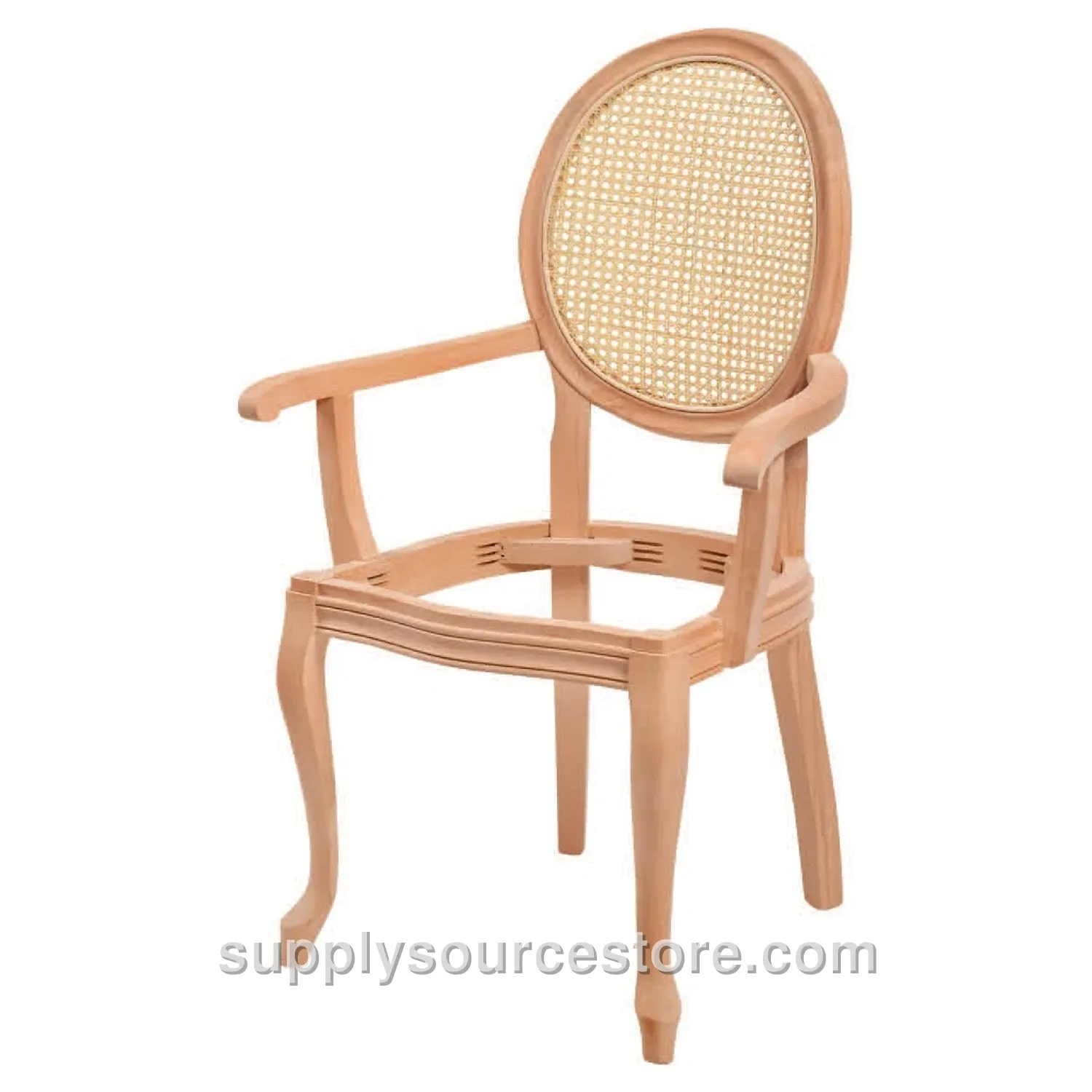 Luxury Cane Chair with Arms