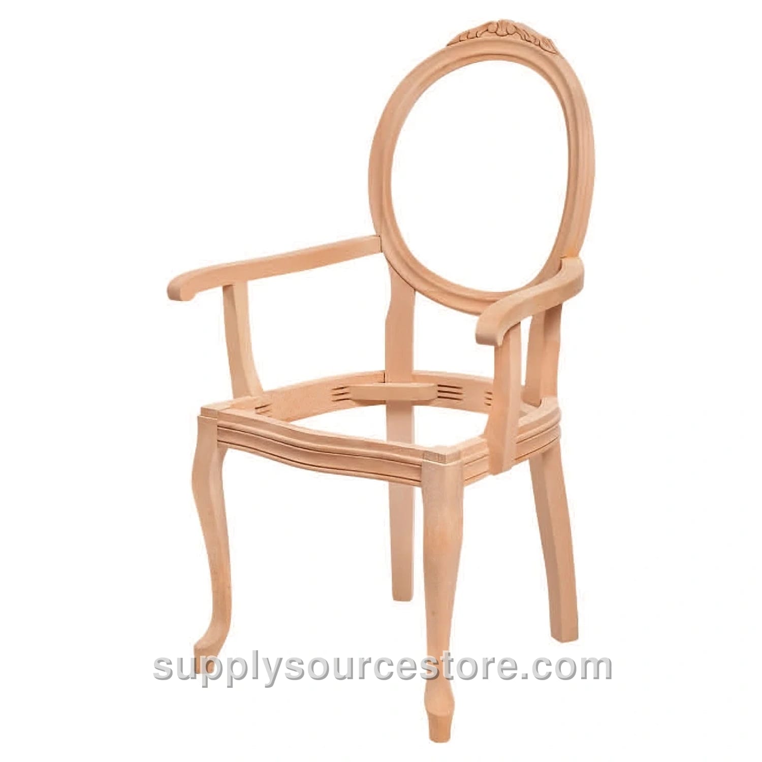 Carved Chair With Arms · SS-007431
