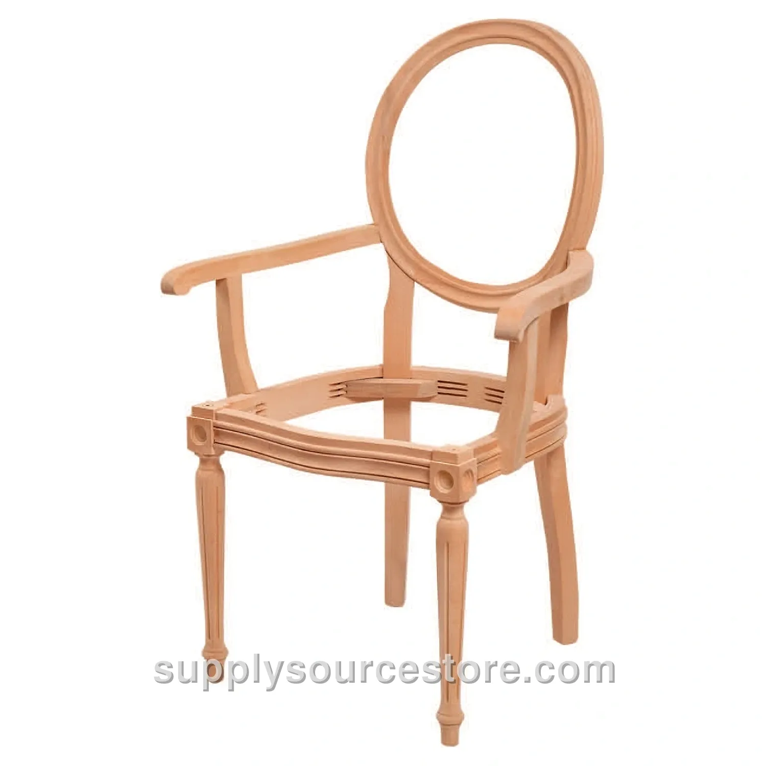 Medallion Turned Chair with Arms