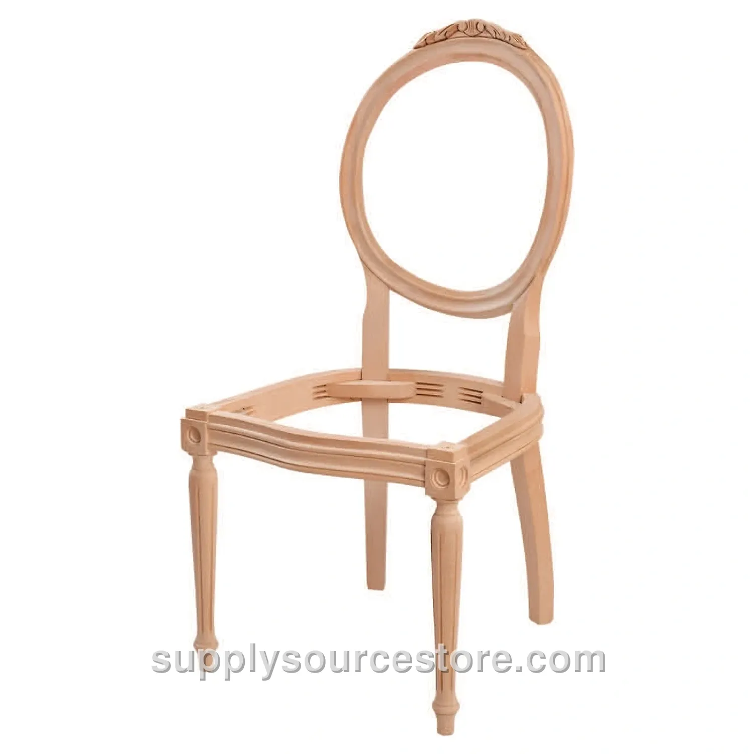 Medallion Turned Carved Chair