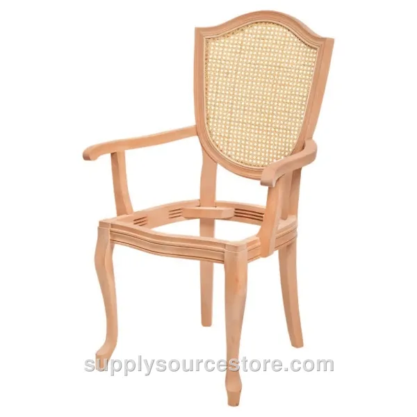 Goblet Lukens With Arms Cane Chair