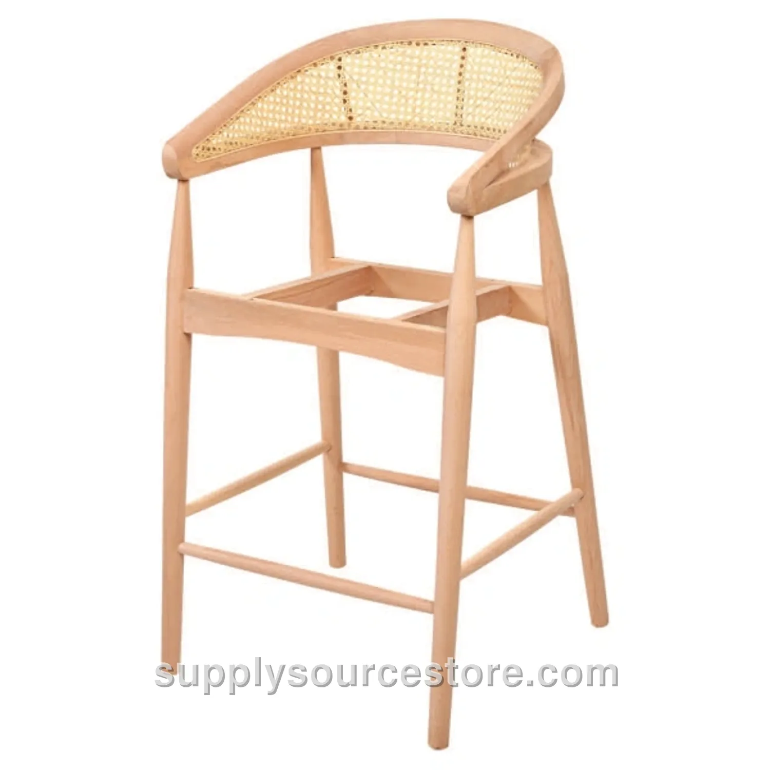 Gazel Cane Bar Chair