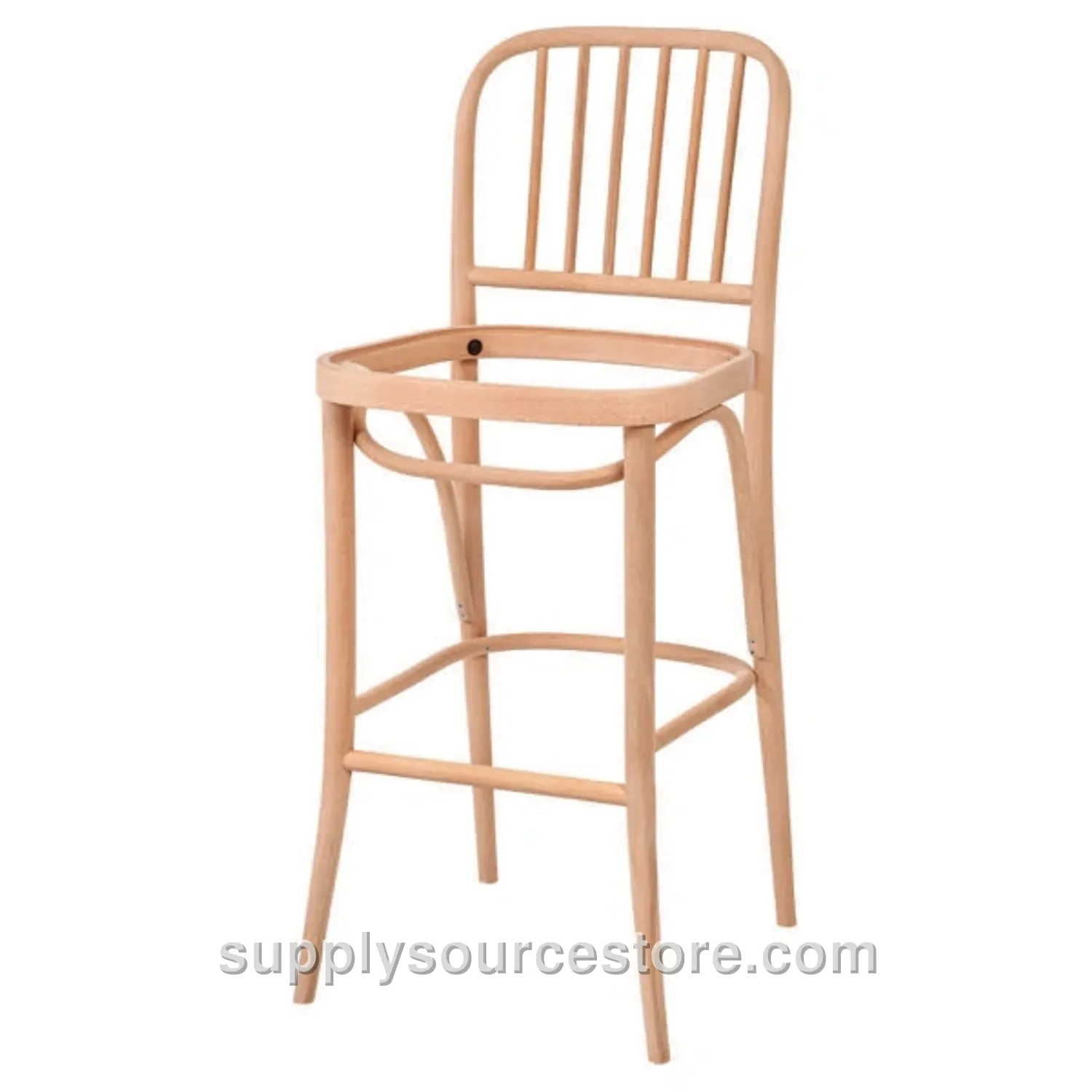 Honeycomb Upholstered Bar Chair