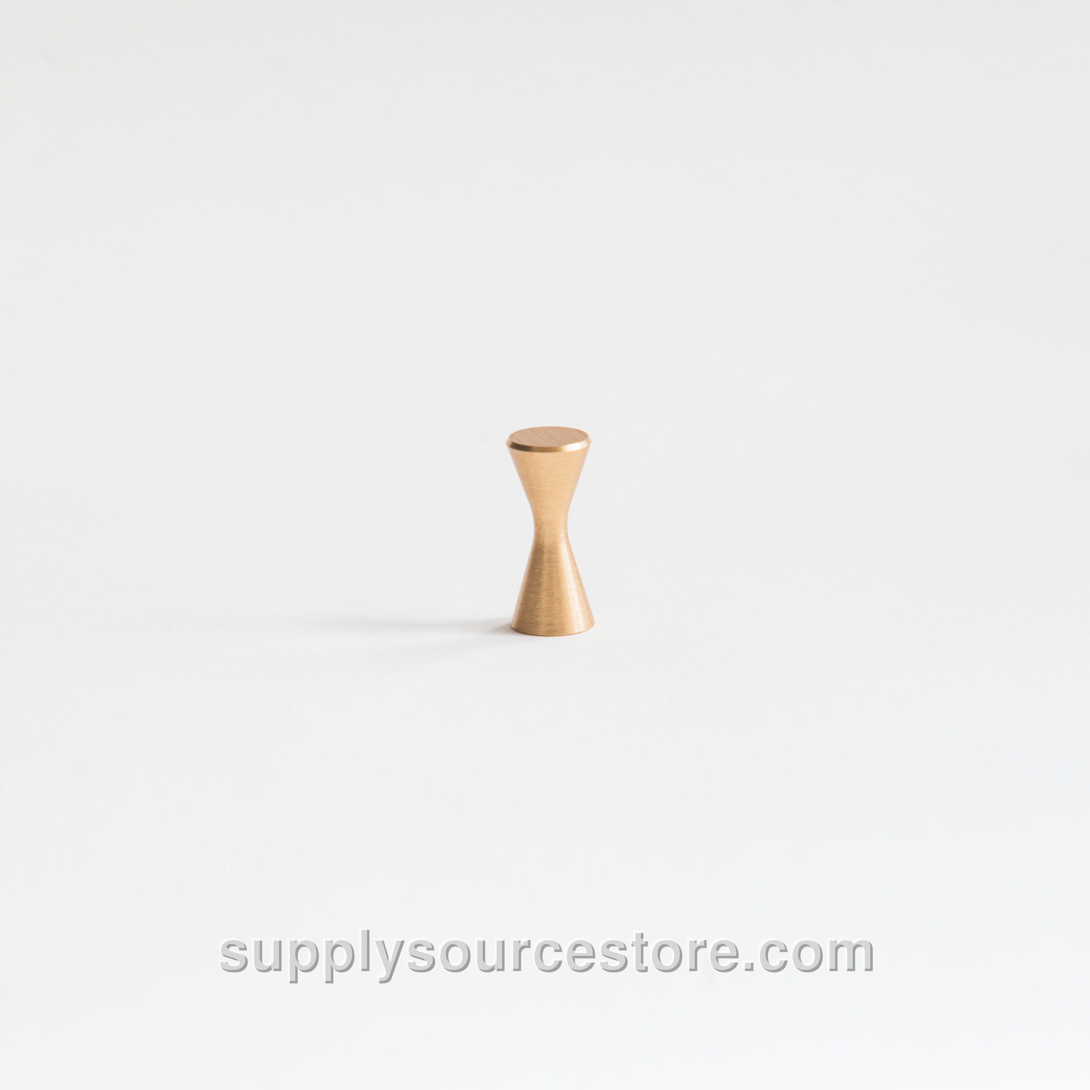Diabolo brushed brass