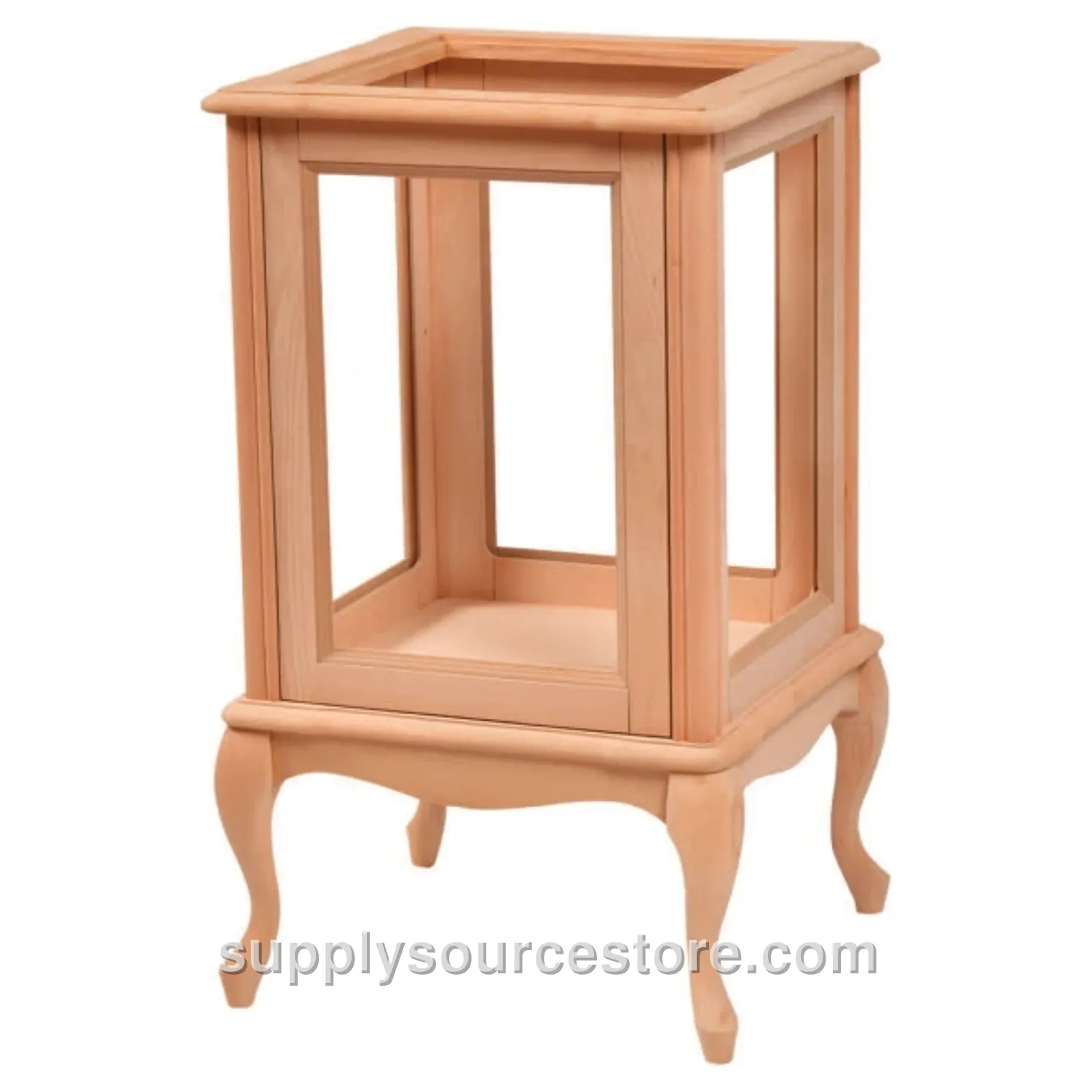 Small Glass-Fronted Square Display Cabinet