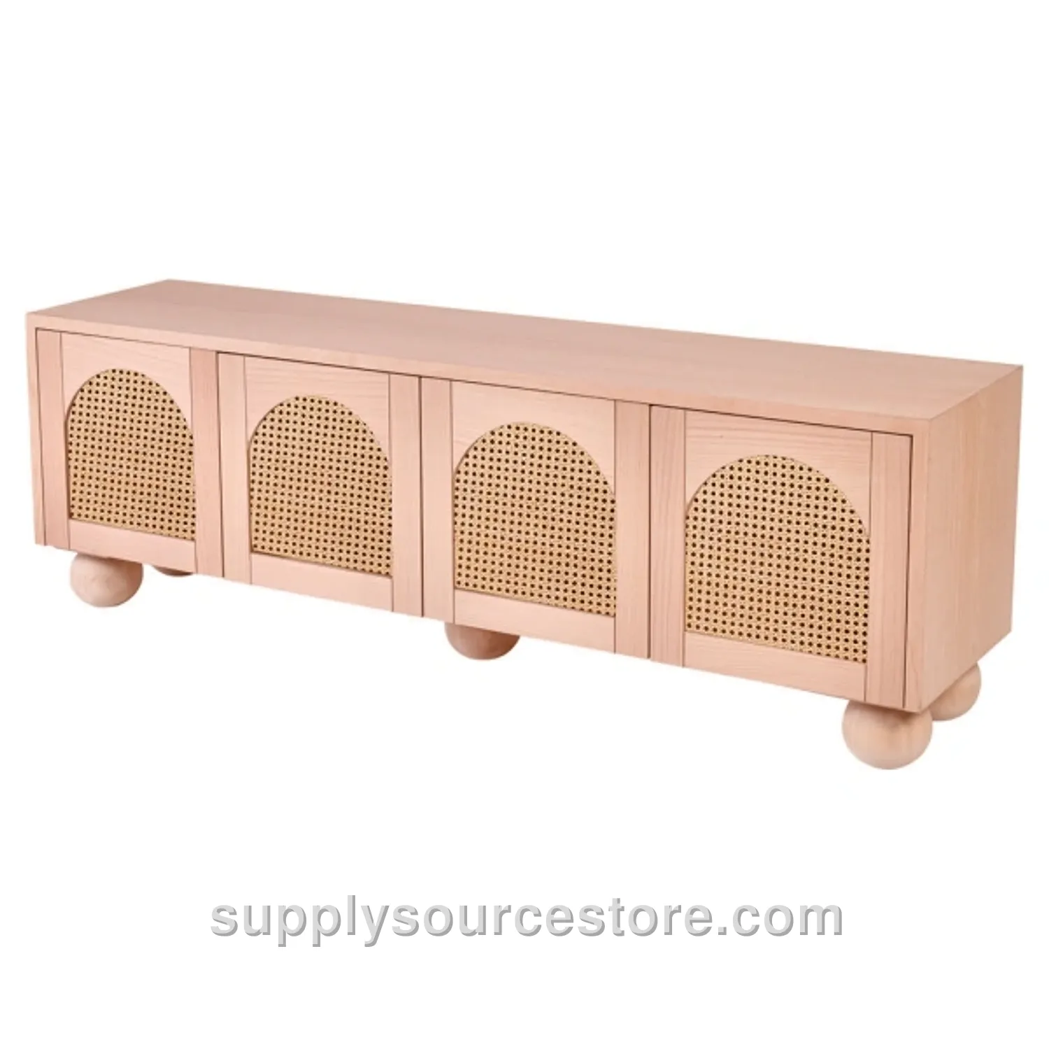 Domed Cane TV Stand