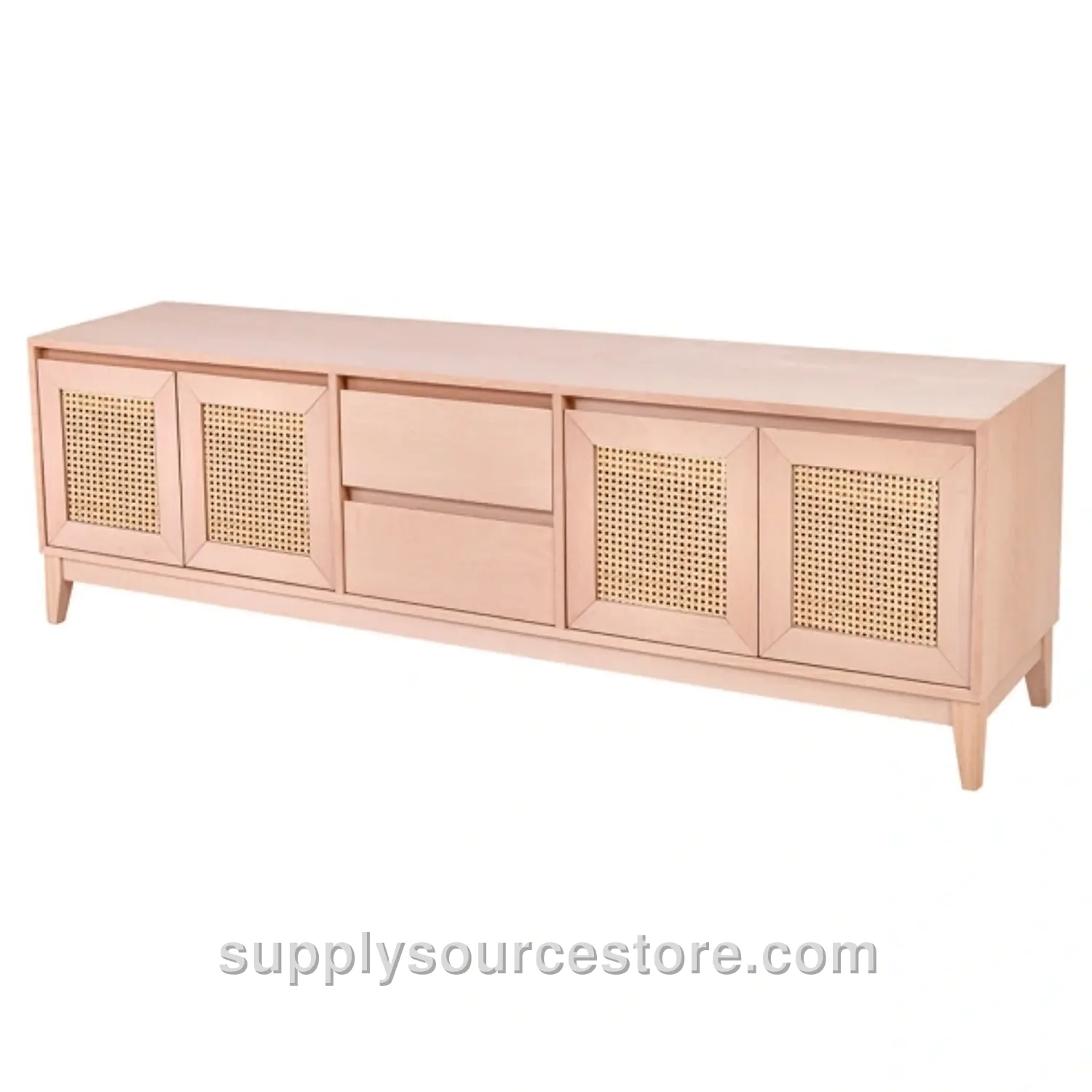 Erva Cane With Drawers TV Stand