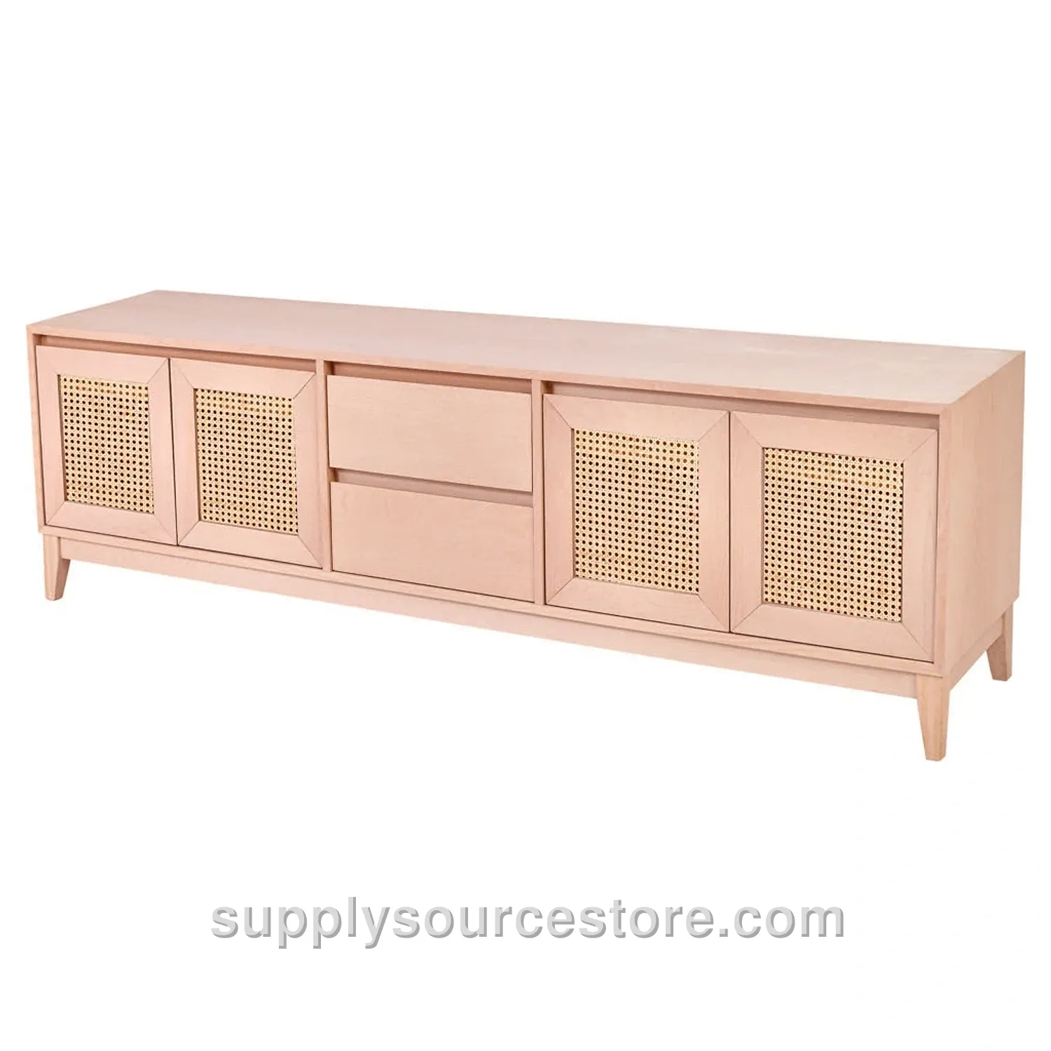 Erva Cane With Drawers TV Stand