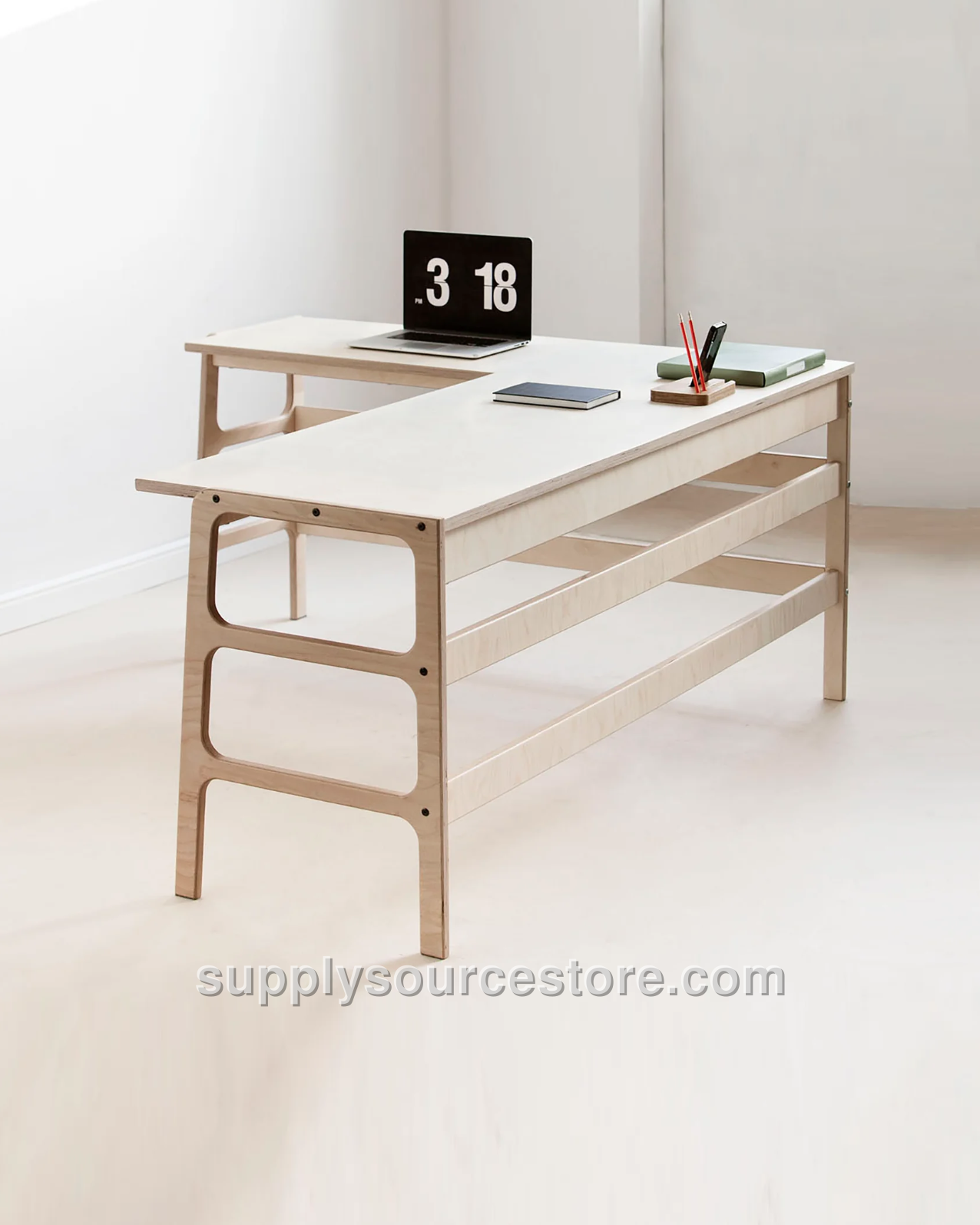 Mid-Century L-Shape Desk · 65/65