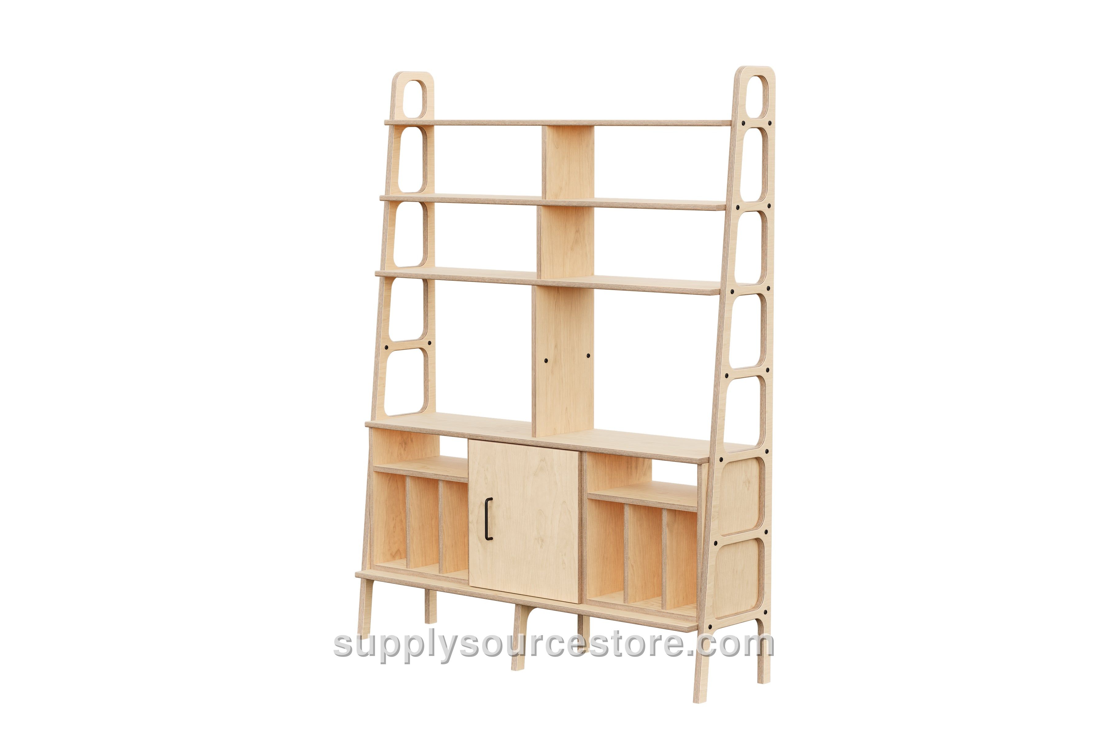 Maxi Bookcase · 143 cm (56.3 in) · Vinyl + Cabinet + Vinyl