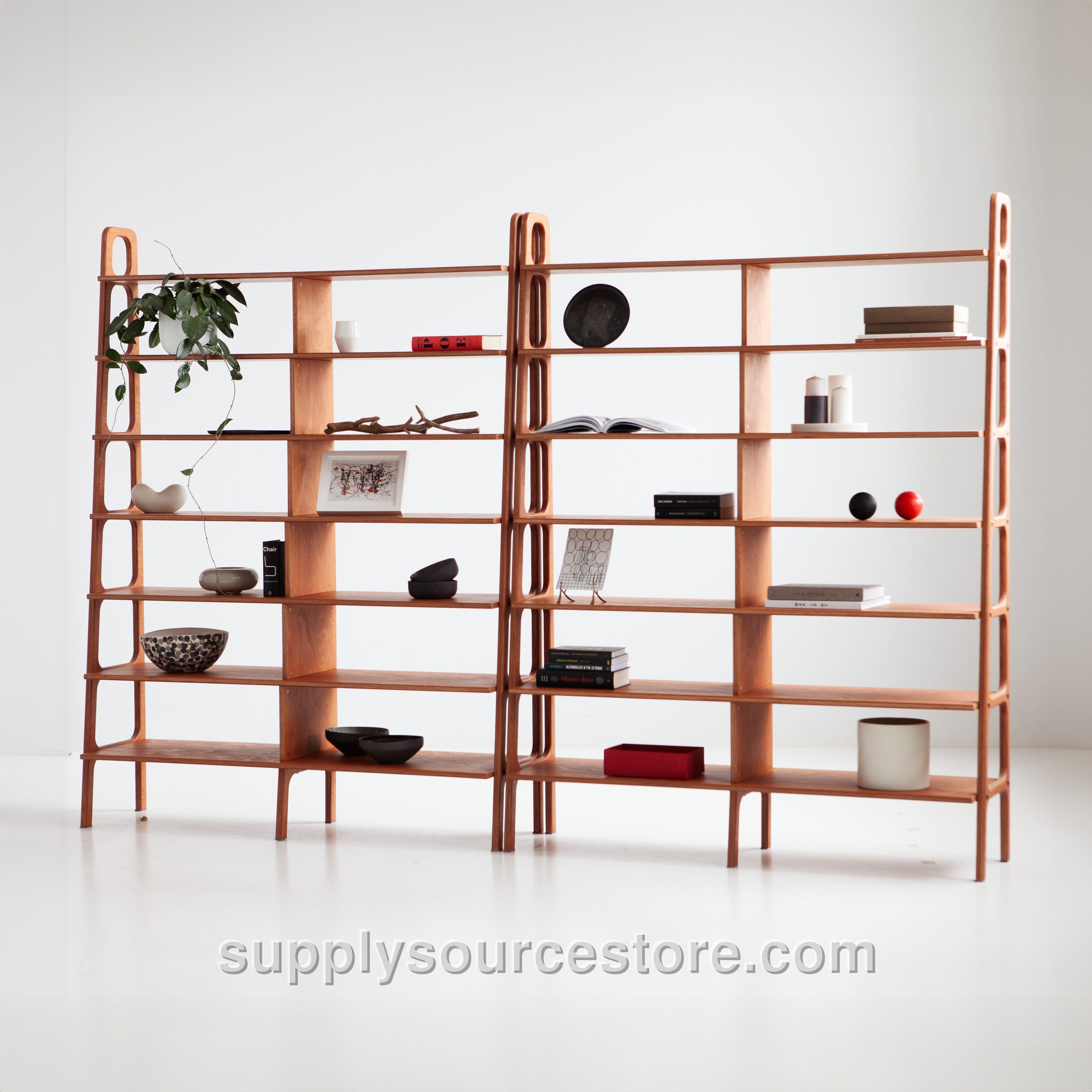Double Library Wall Unit · 143 cm (56.3 in)
