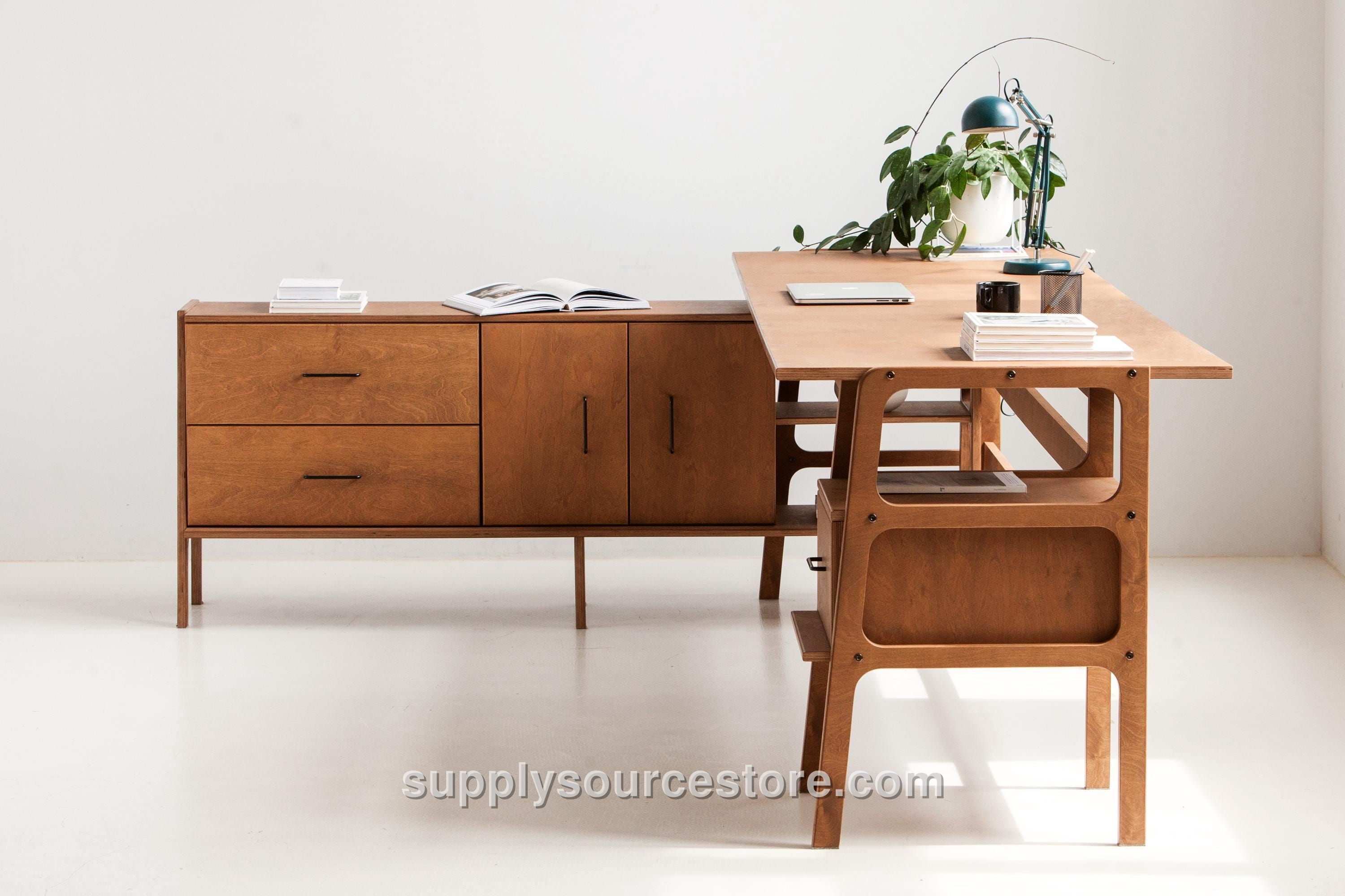 Executive Home Office Wall Unit · Set XIX