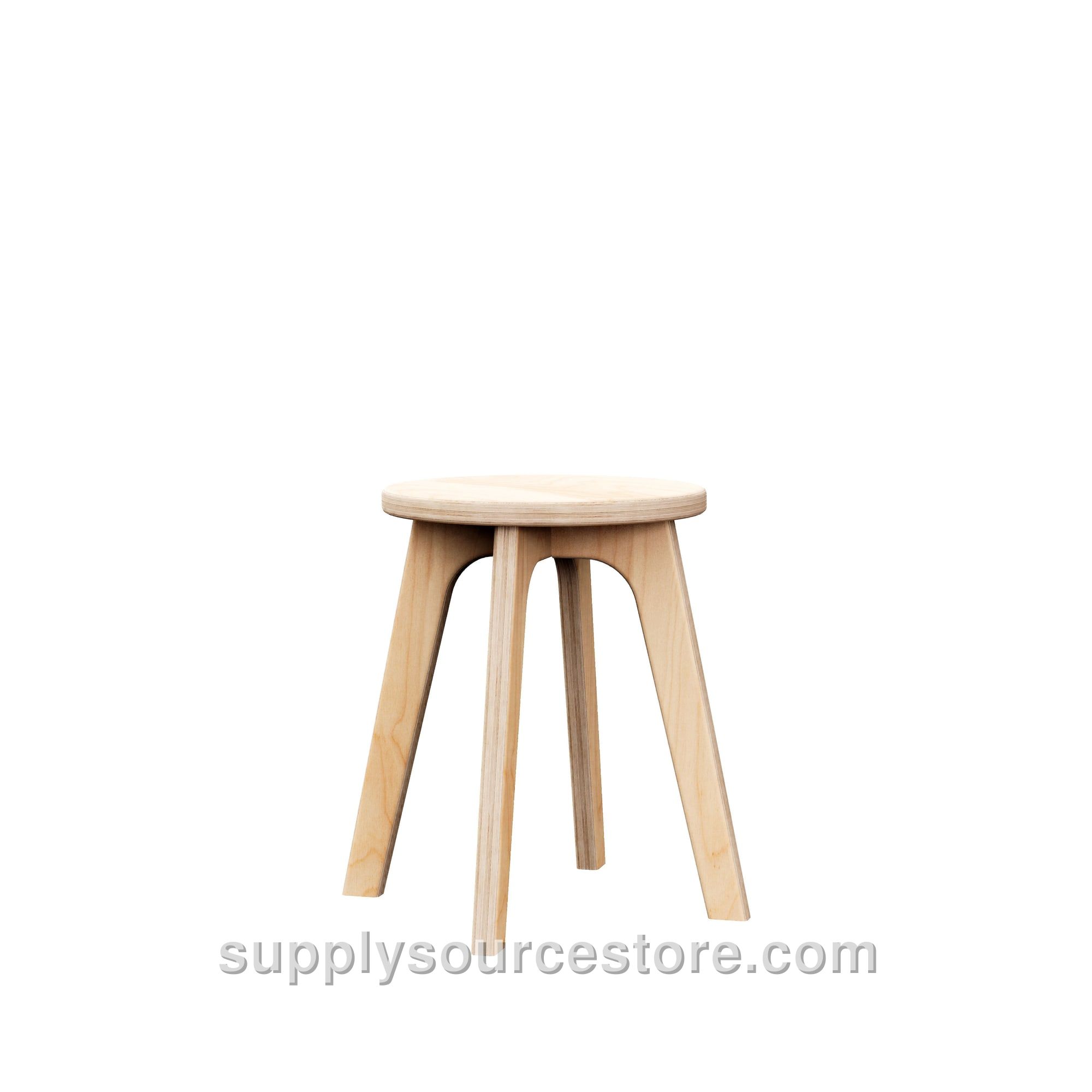 Mid-Century Stool · Round