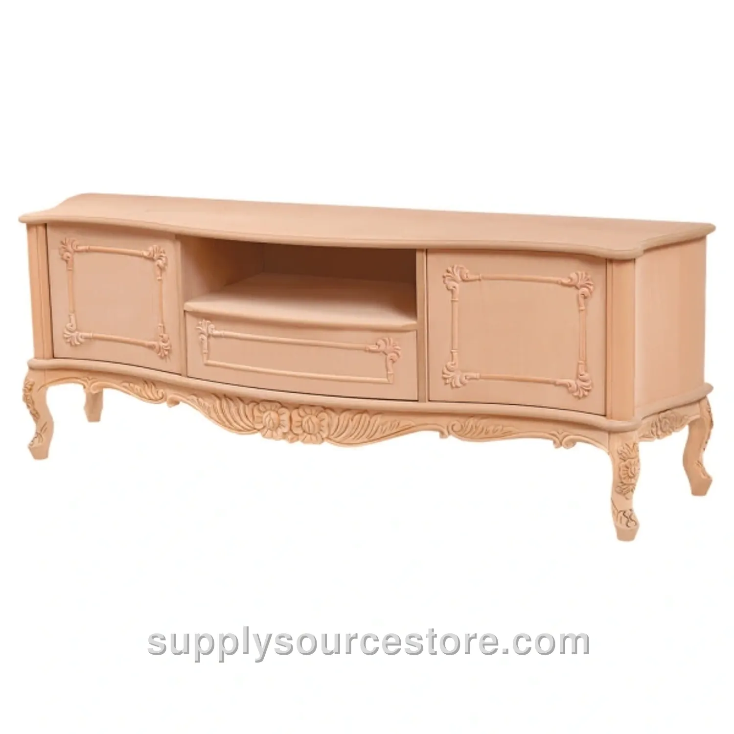 Gold Carved TV Stand