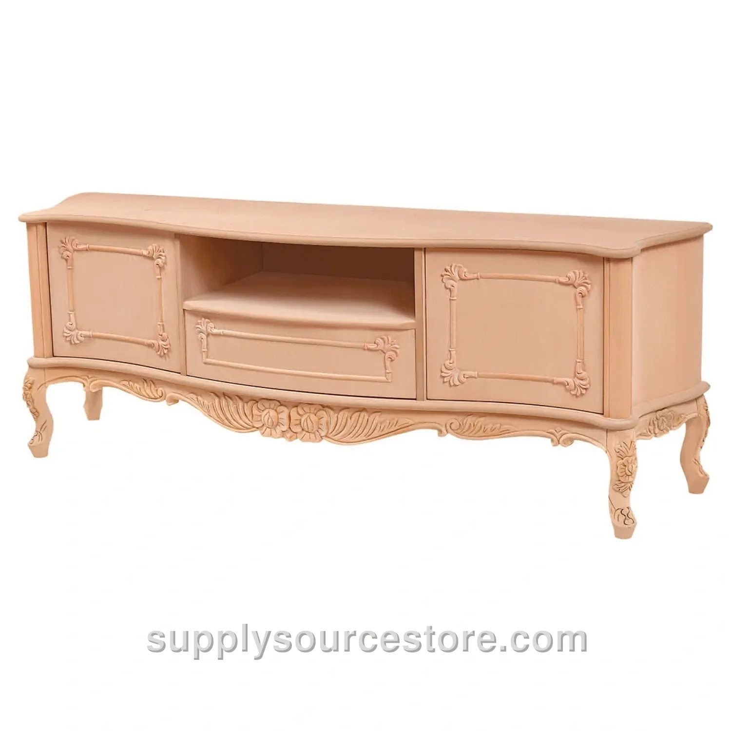 Gold Carved TV Stand