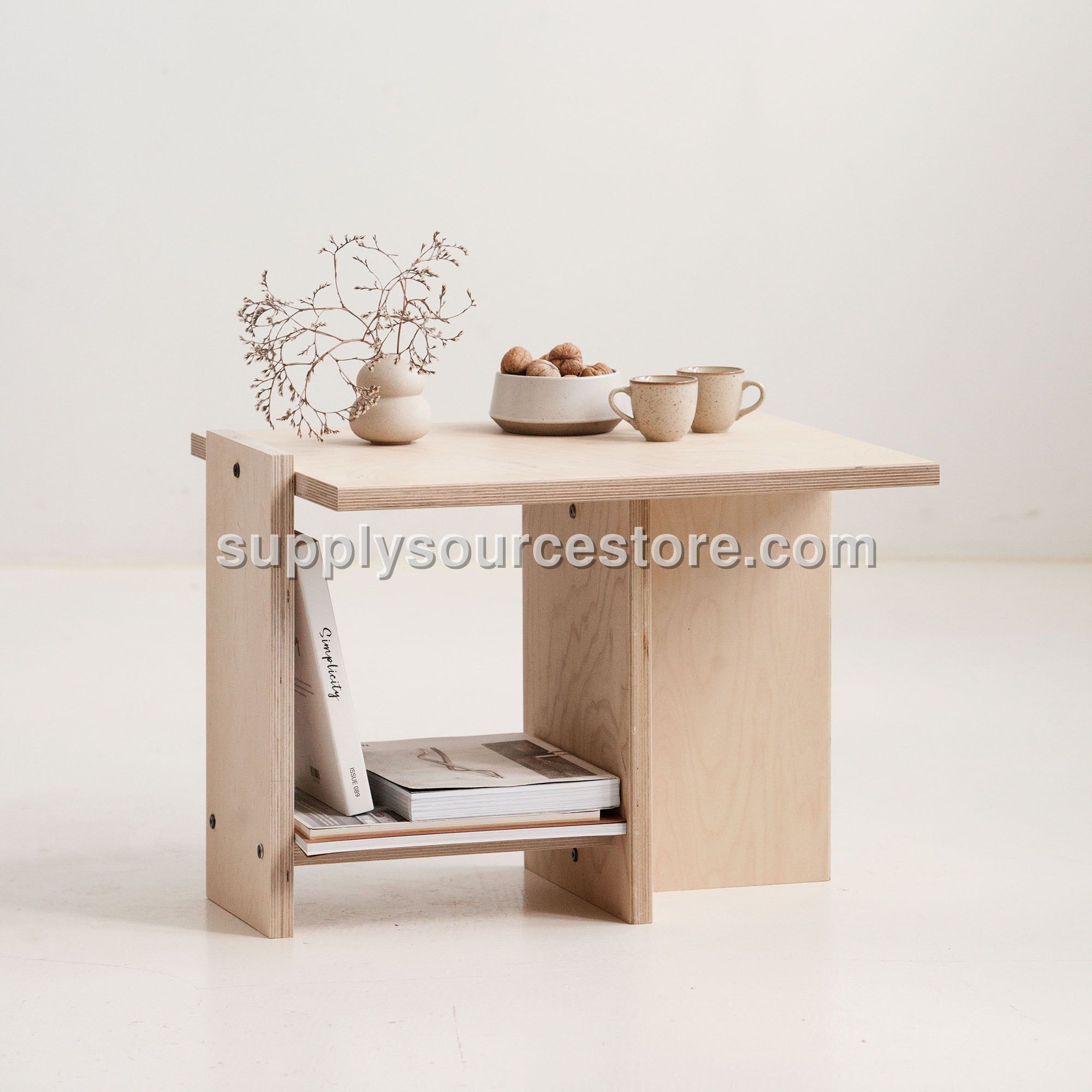 Square coffee table Nokori
