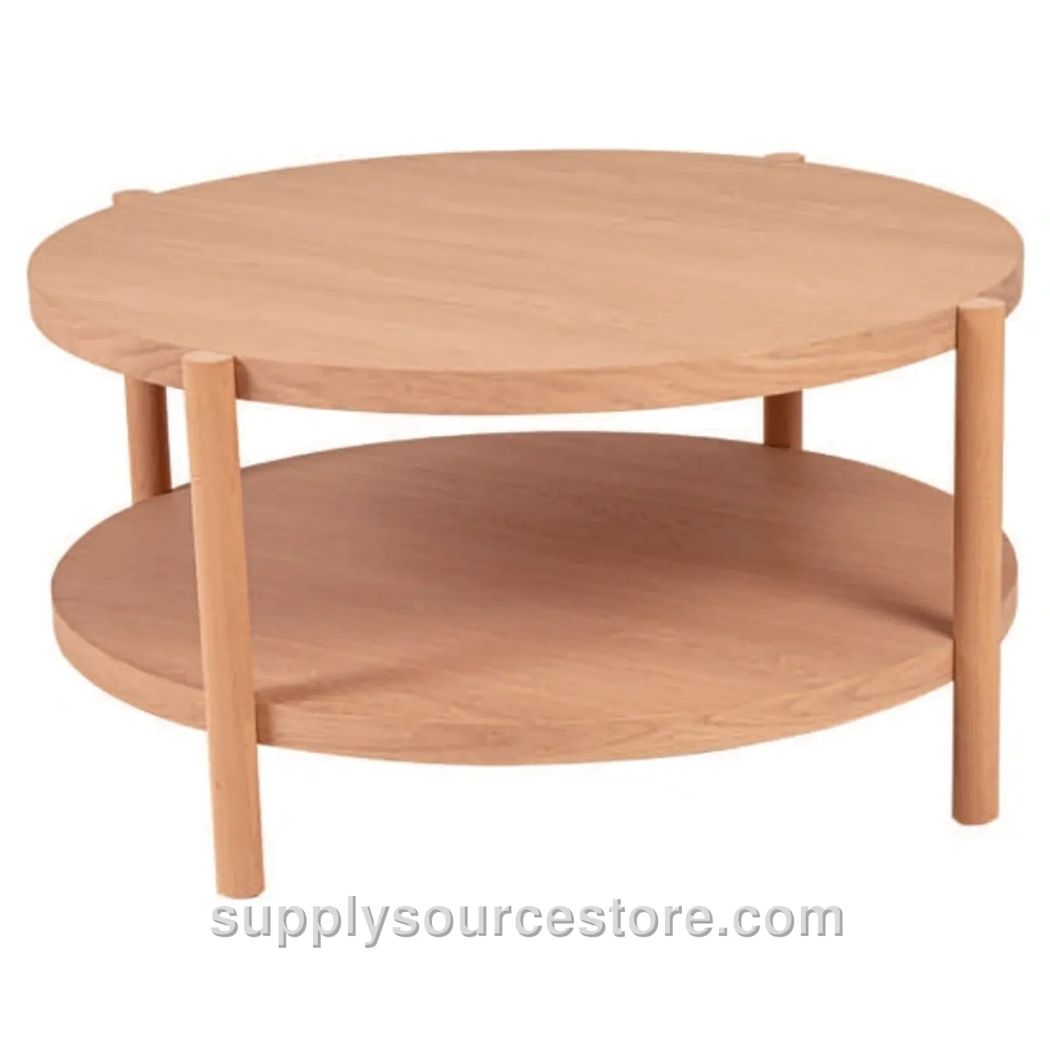 Abelya Round Coffee Table Oak