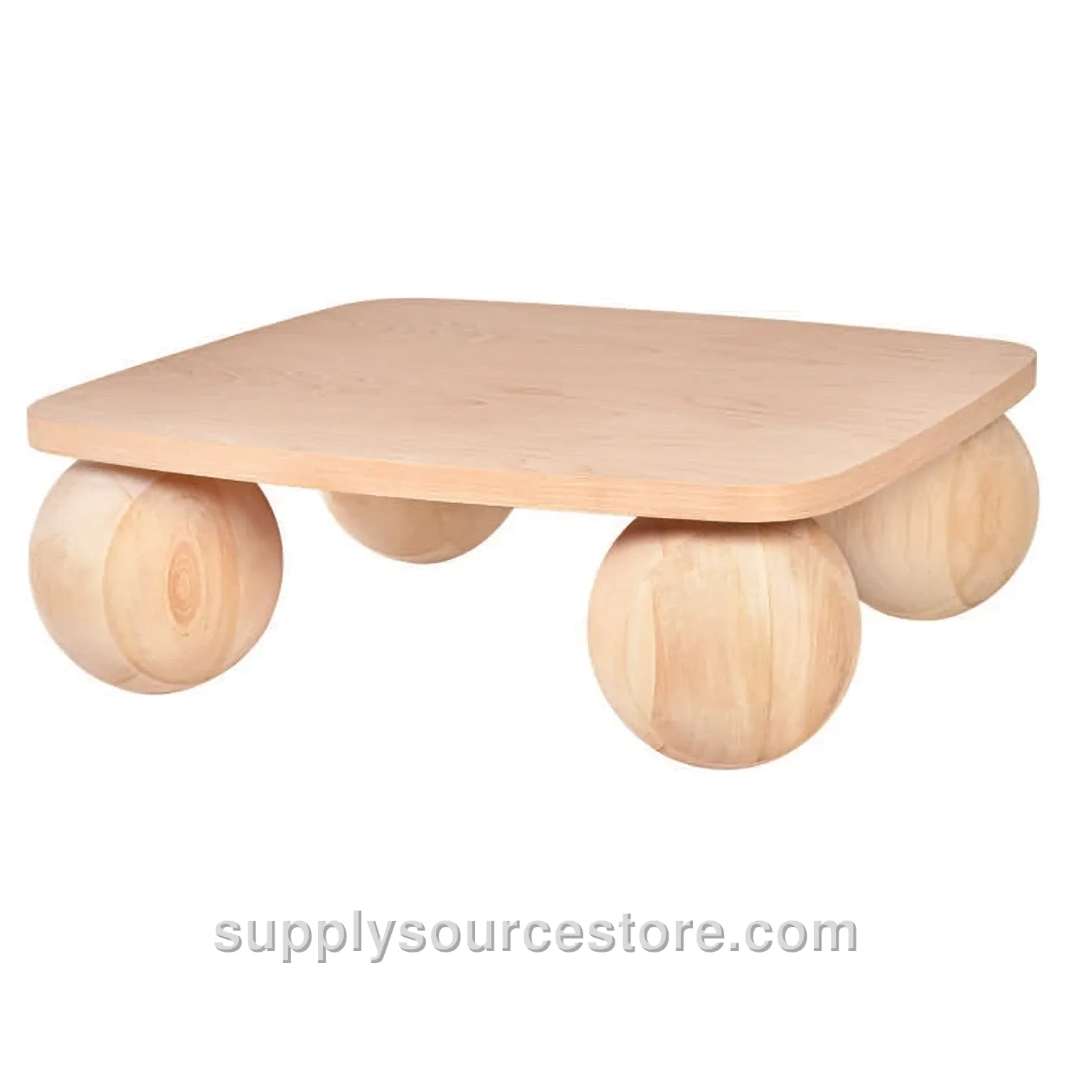 Ball Coffee Table Robus Square Beech