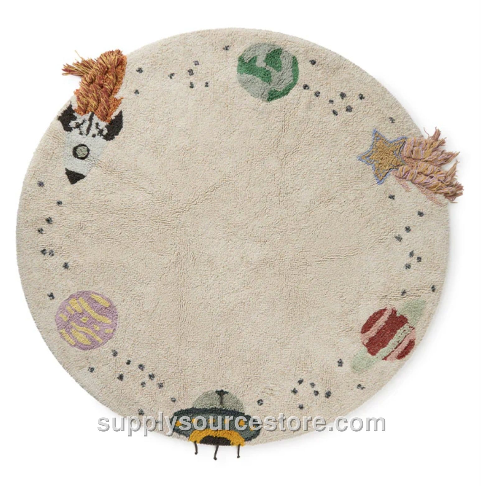 Washable Cotton Rug Interstellar Journey