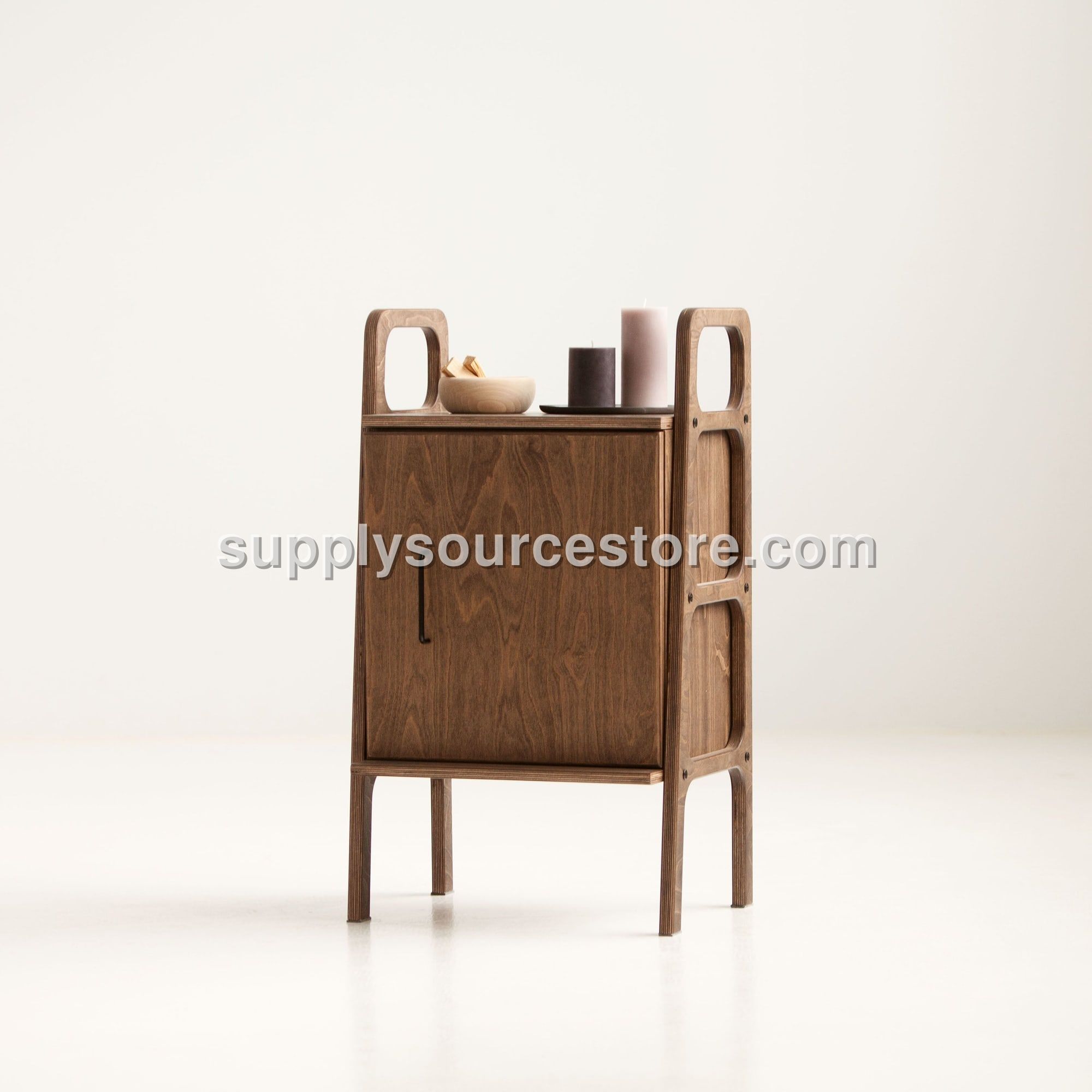 Bookcase Mini with cabinet open