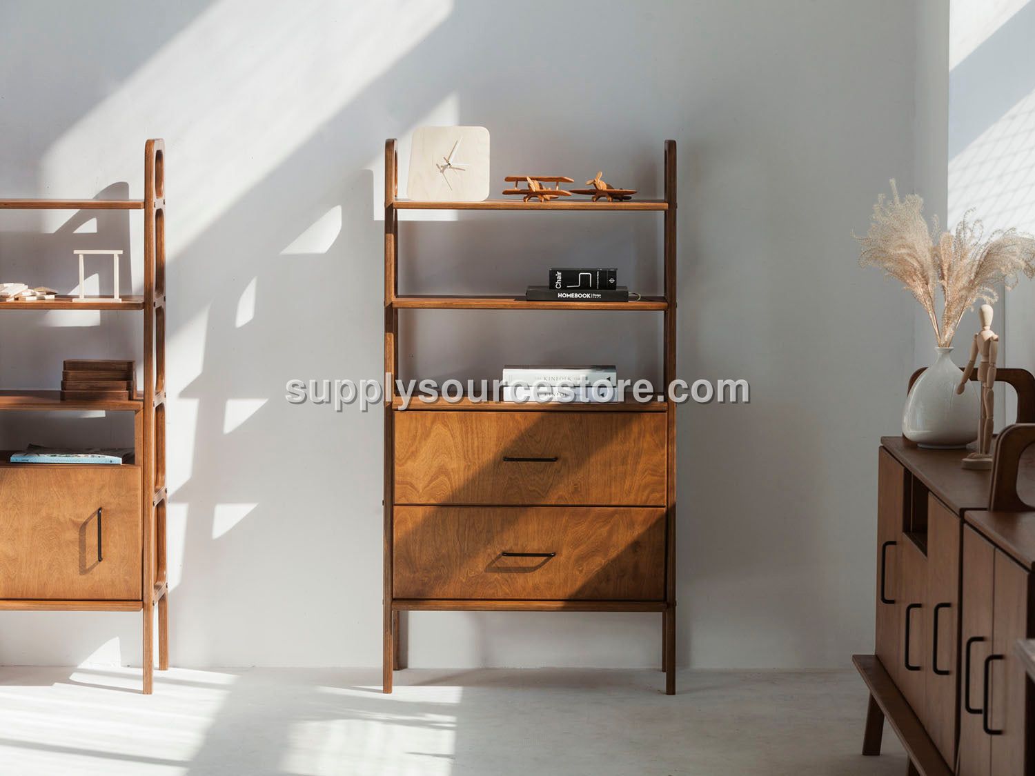 Bookcase Midi with drawers