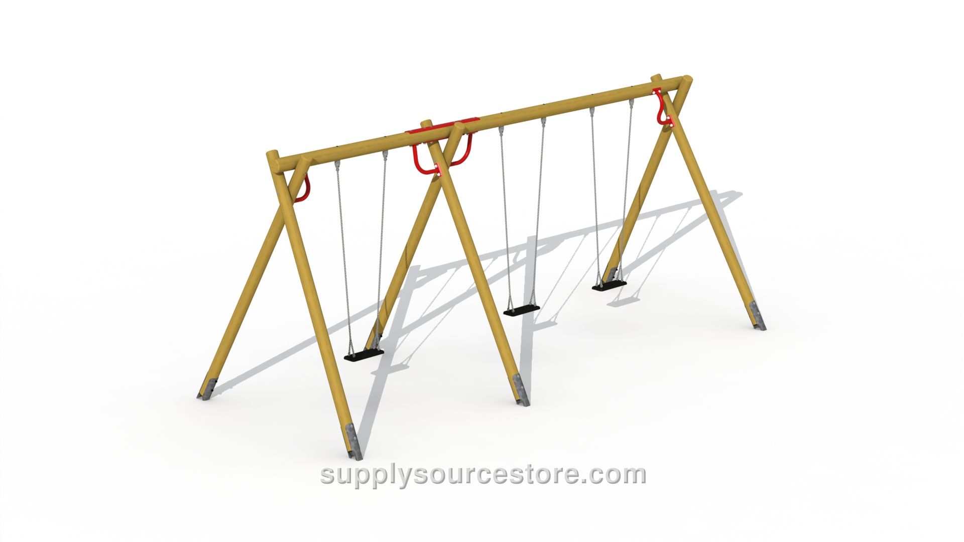 Double Swing (with 3 Rubber Seats)